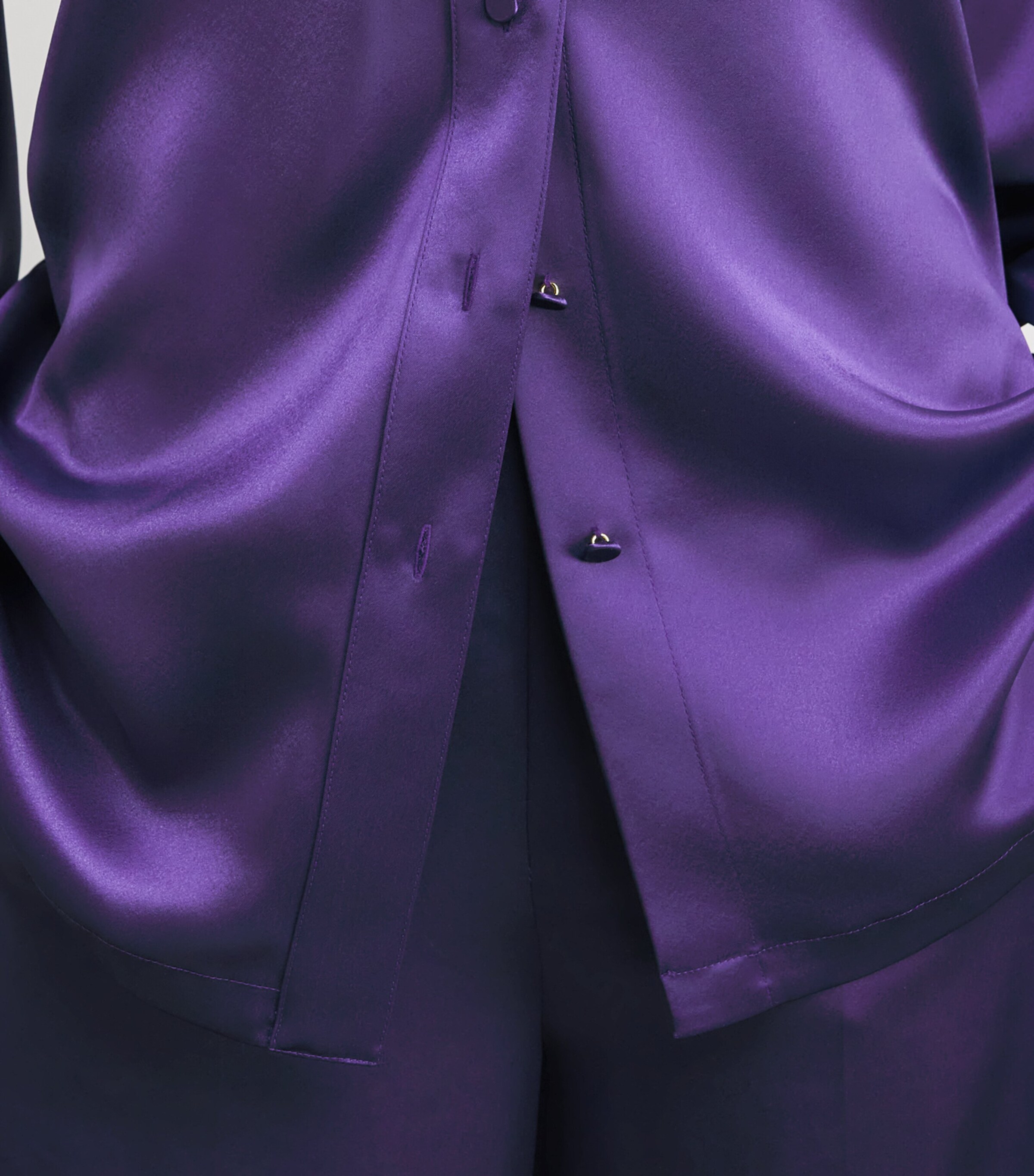 Satin Dieu Blouse VIOLET Image 6