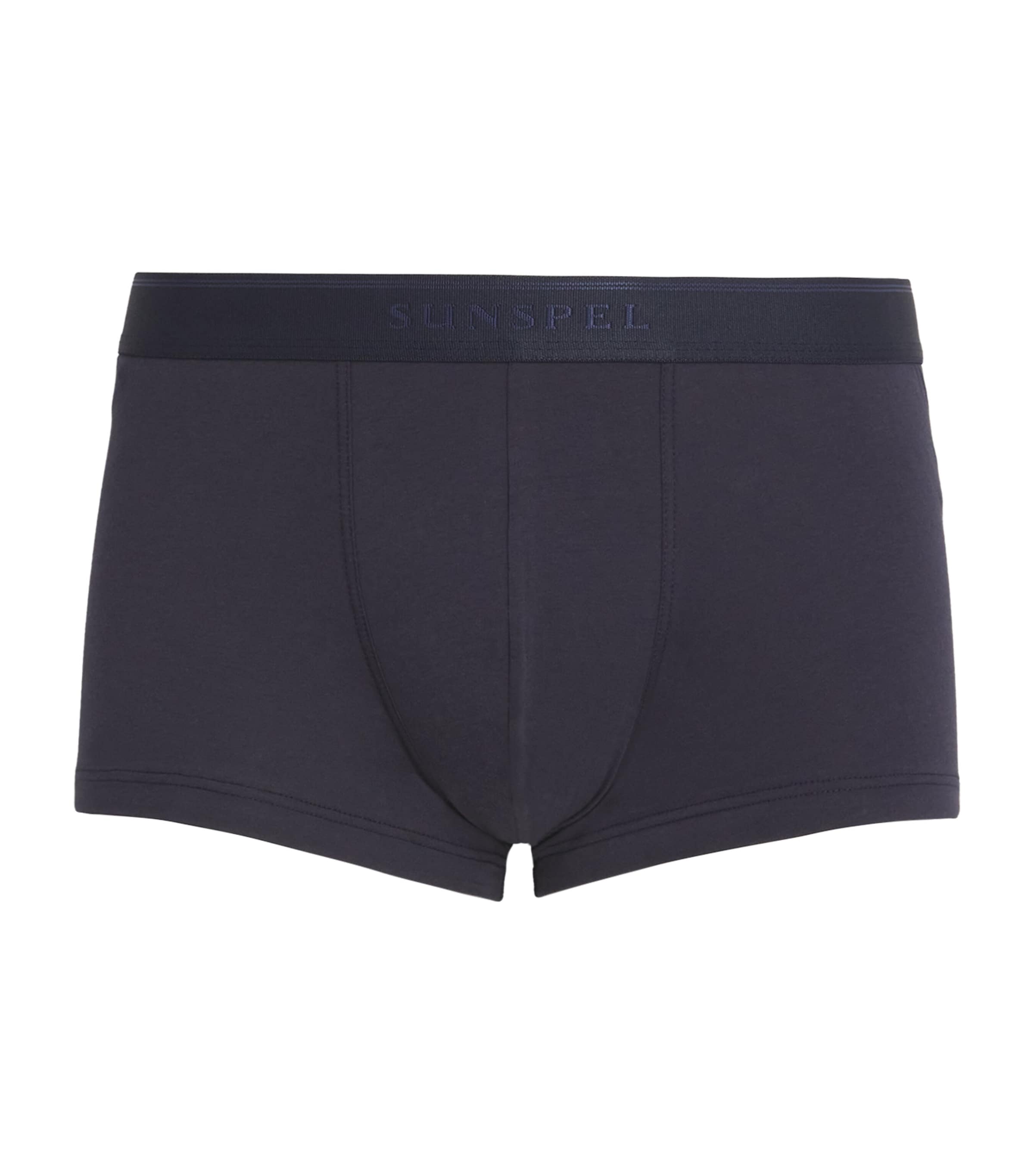Sunspel Stretch-cotton Trunks In Navy