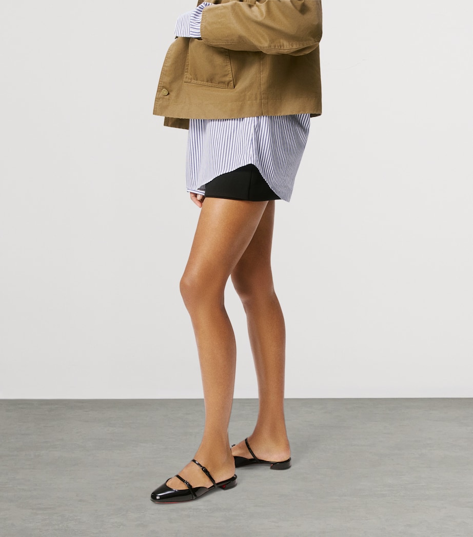 Jane Nina Patent Leather Flat Mules B439 Image 2