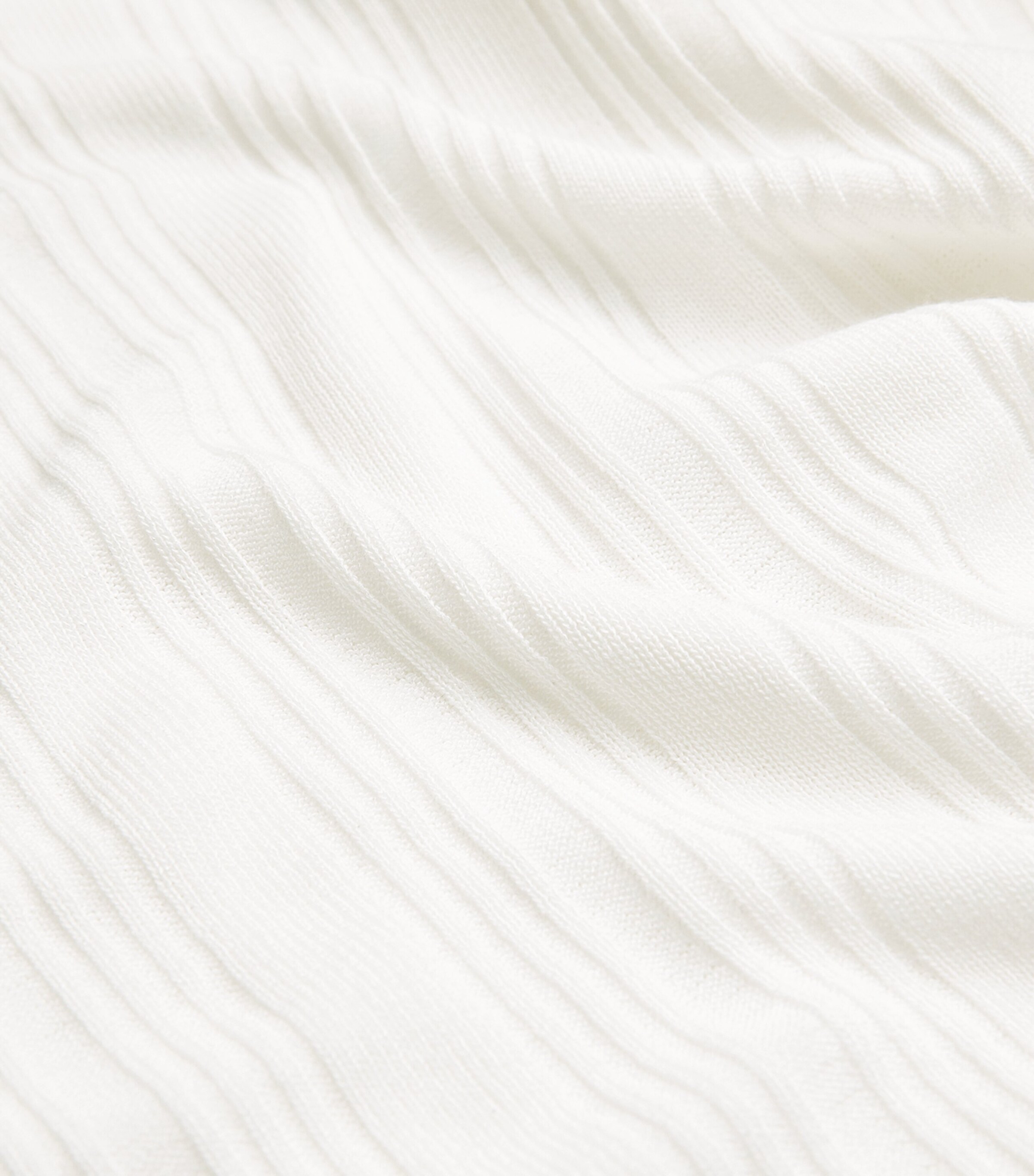 Ribbed Tank Top WHITE Image 5