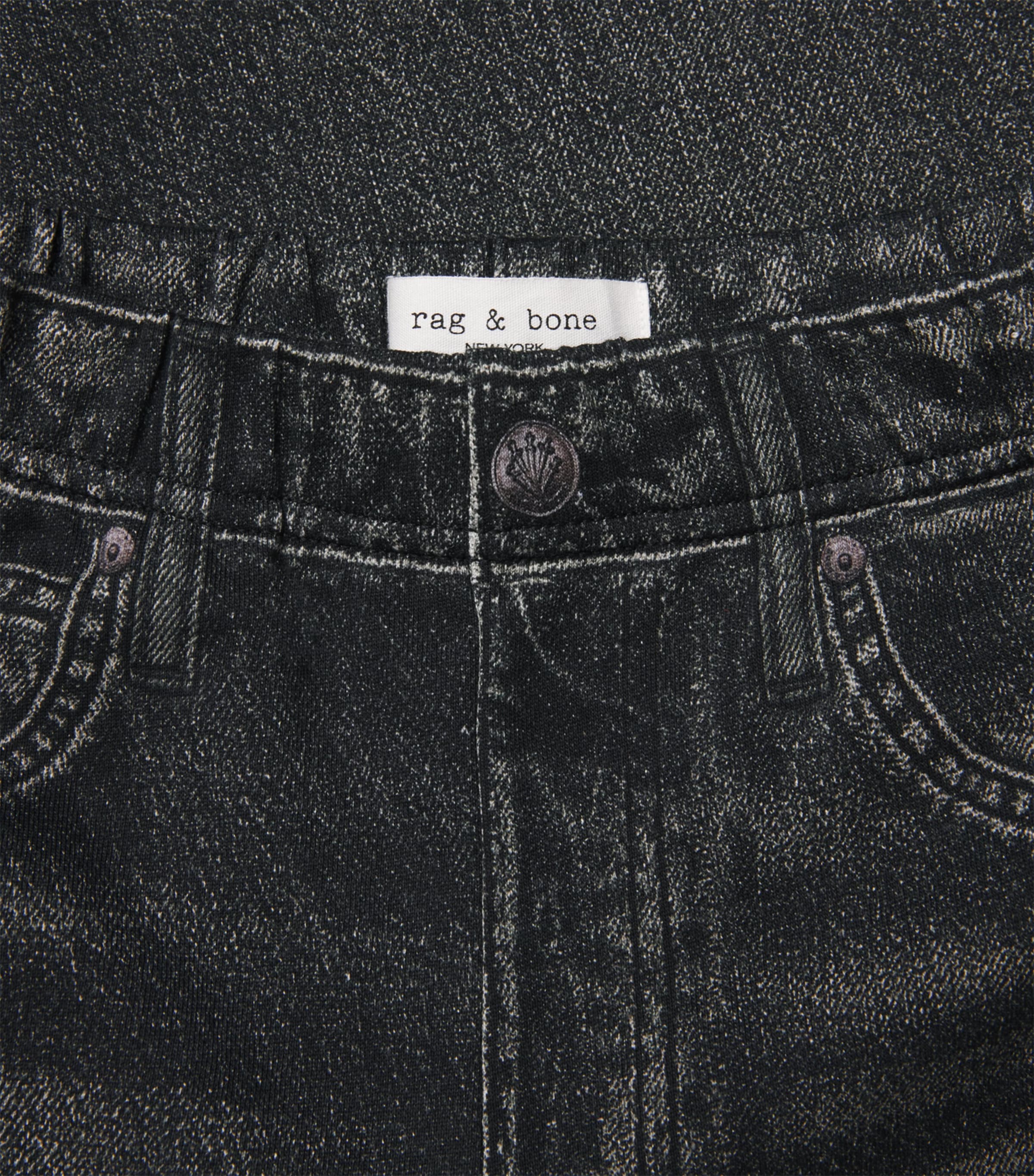 Rag & Bone Womens Miramar Terry Track Pants Wshbkgrn Image 6