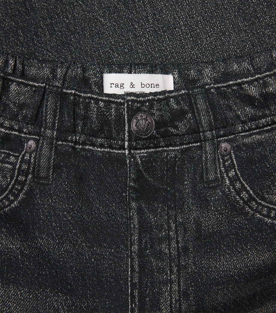 Rag & Bone Womens Miramar Terry Track Pants Wshbkgrn Image 6
