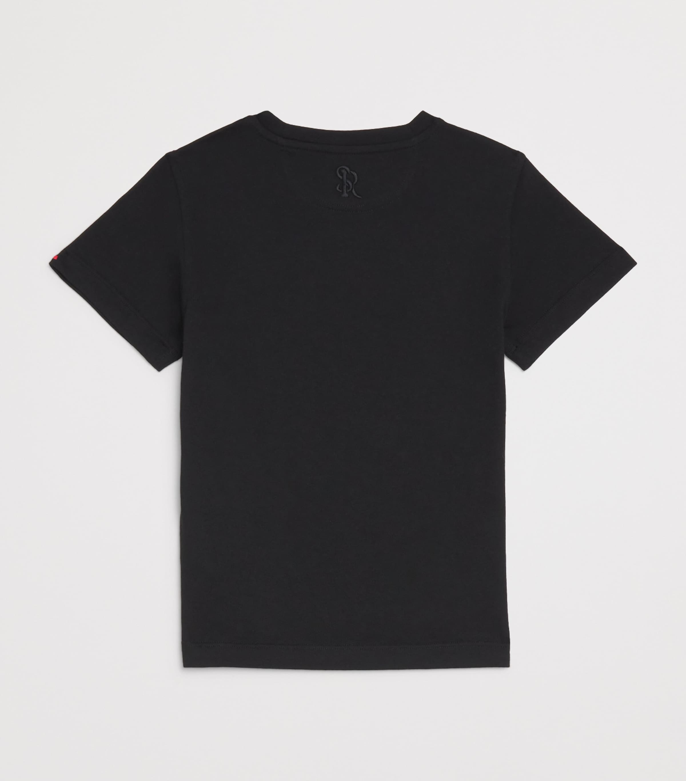 Stefano Ricci Kids Cotton-Modal T-Shirt (4-16 Years) C. Black Image 2