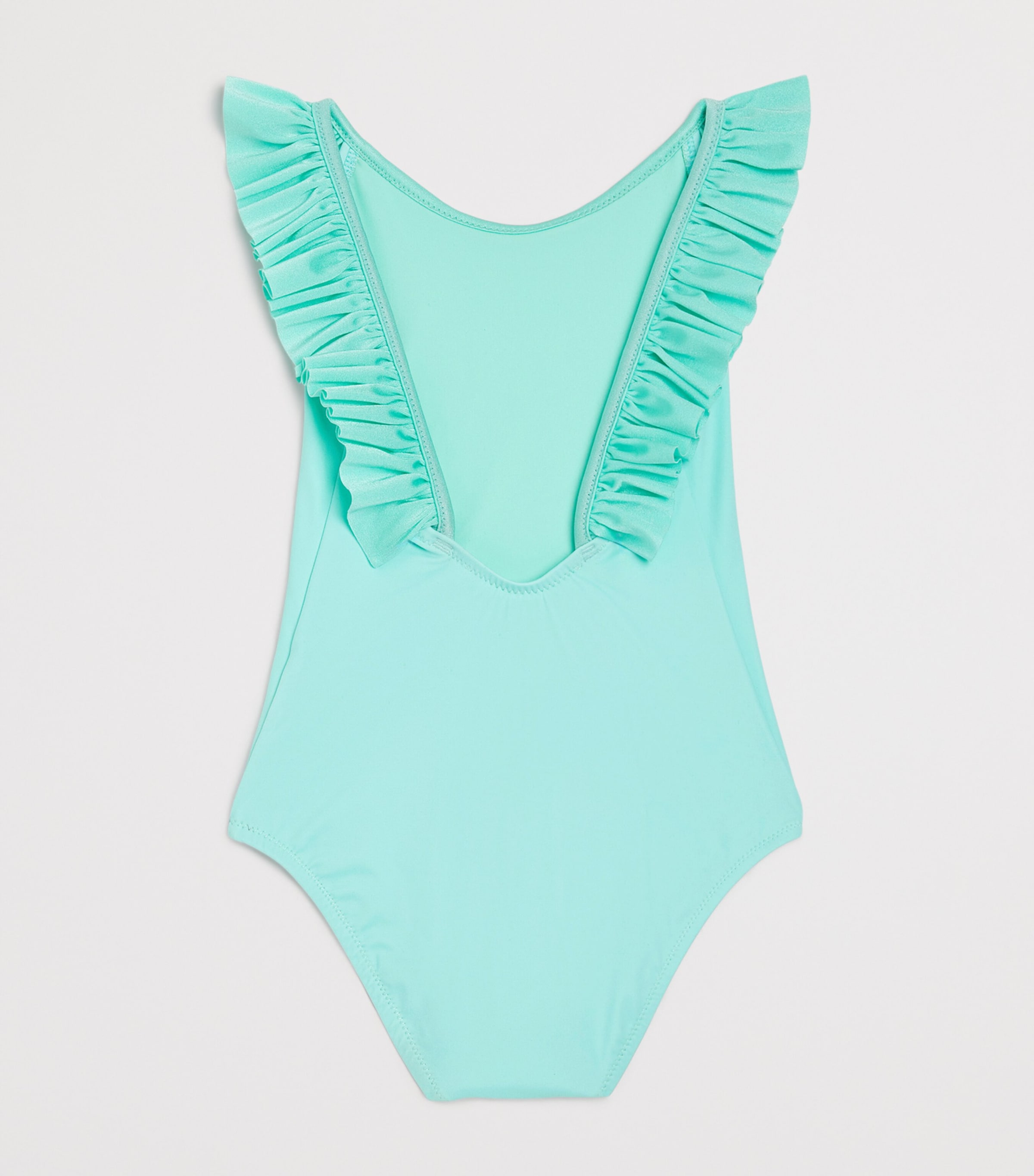 Ruffled Bora Bora Swimsuit AQUA Image 2