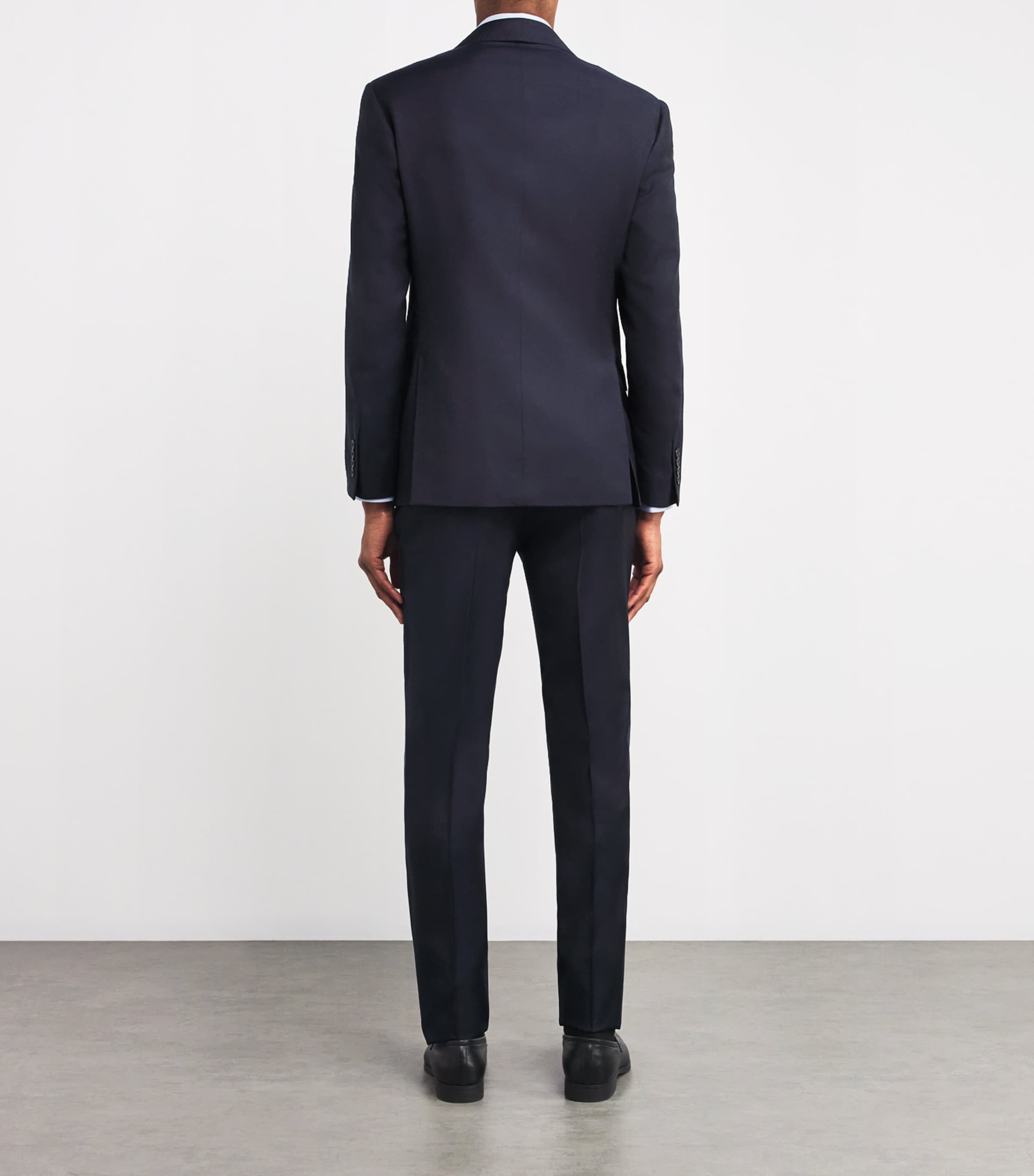 Wool 2-Piece Suit NAVY Image 3