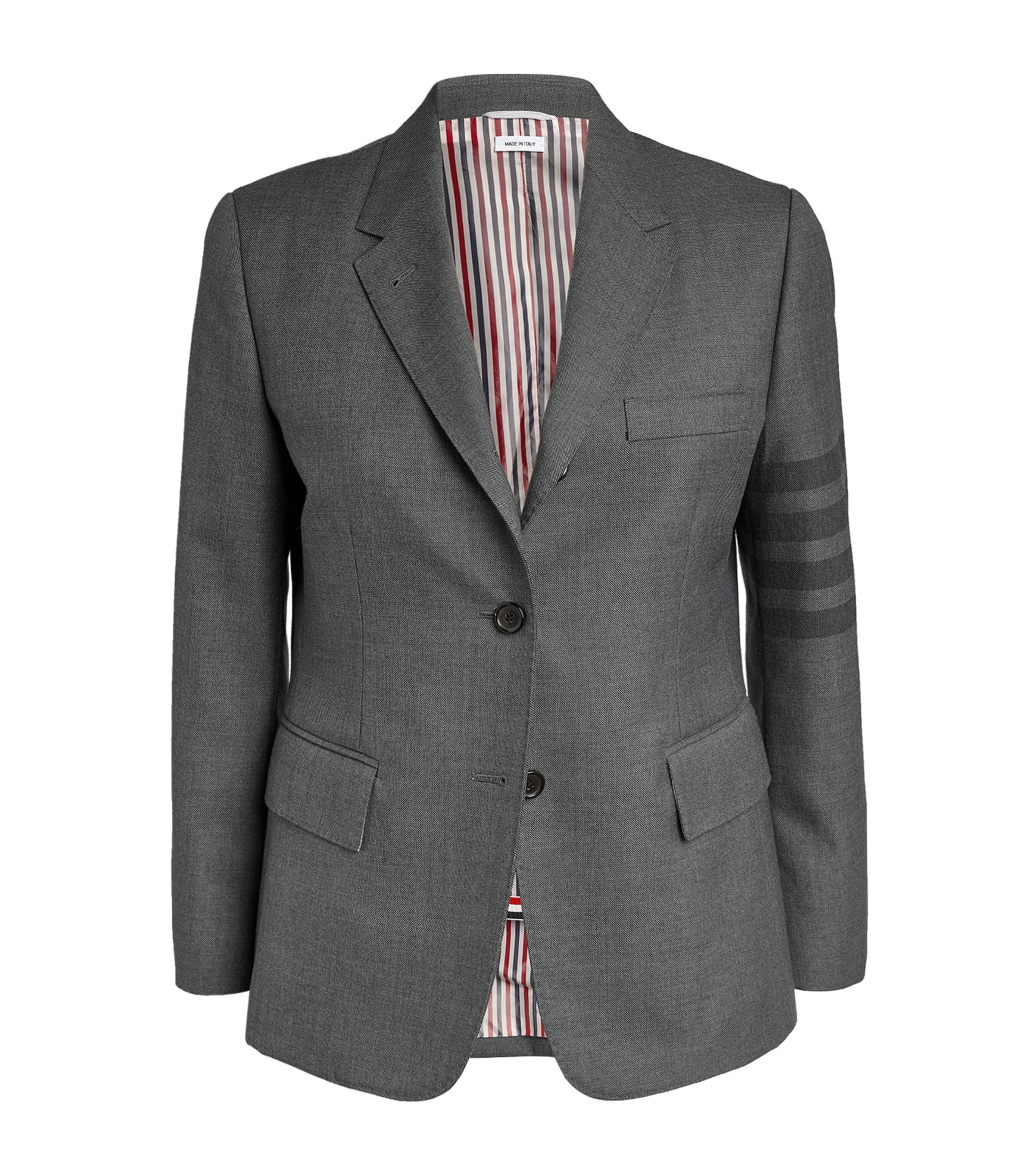 Thom Browne Wool Sport Coat In Grey