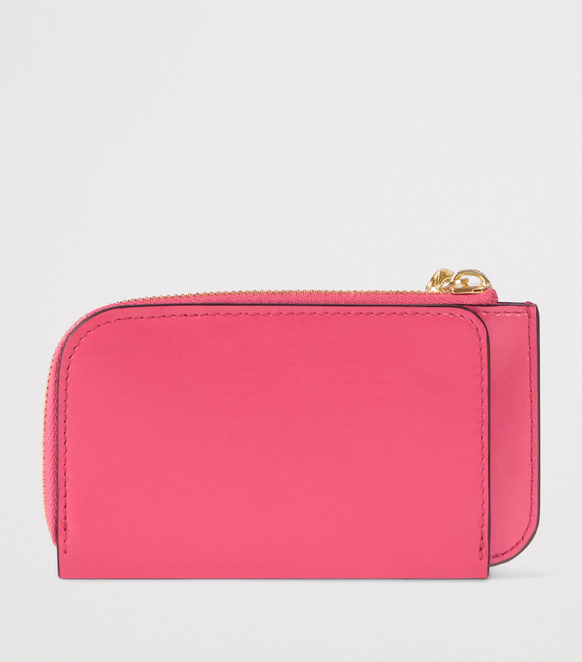 Leather Lucky Charms Card Holder BRIGHT PEACH Image 2