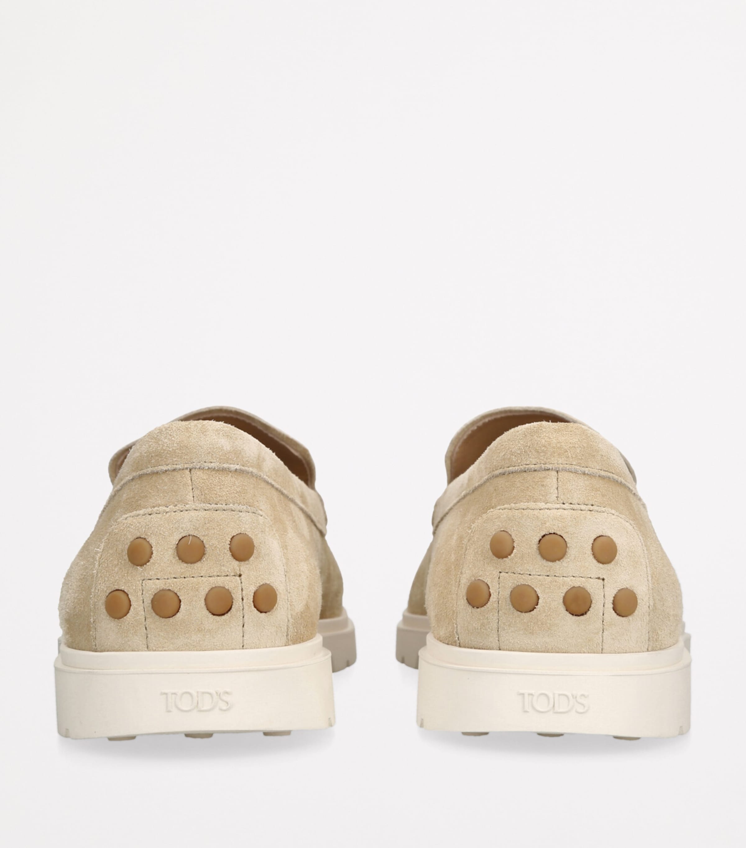 Suede Ibridro Loafers BEIGE Image 2