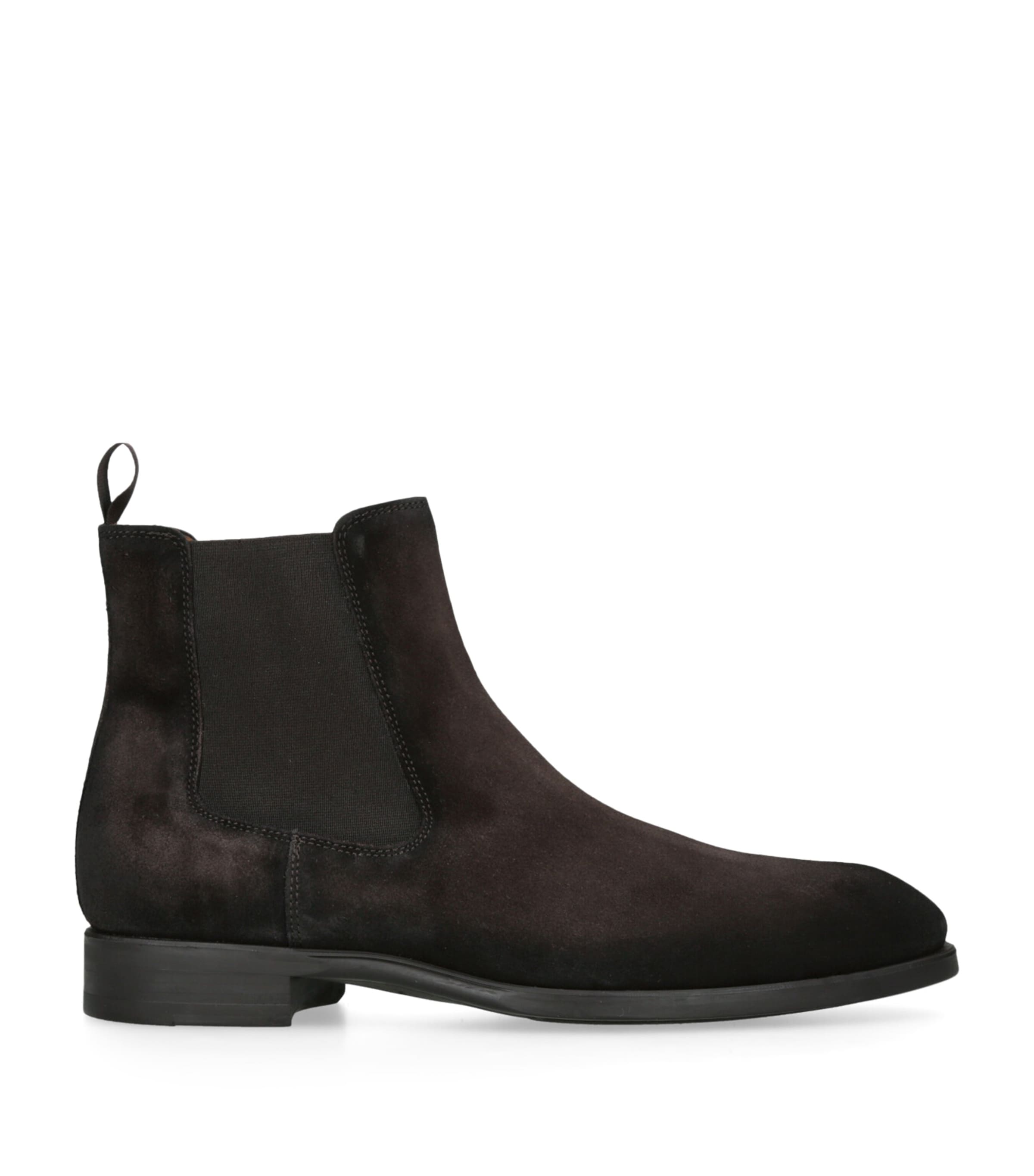 Suede Madison Chelsea Boots DARK BROWN Image 1