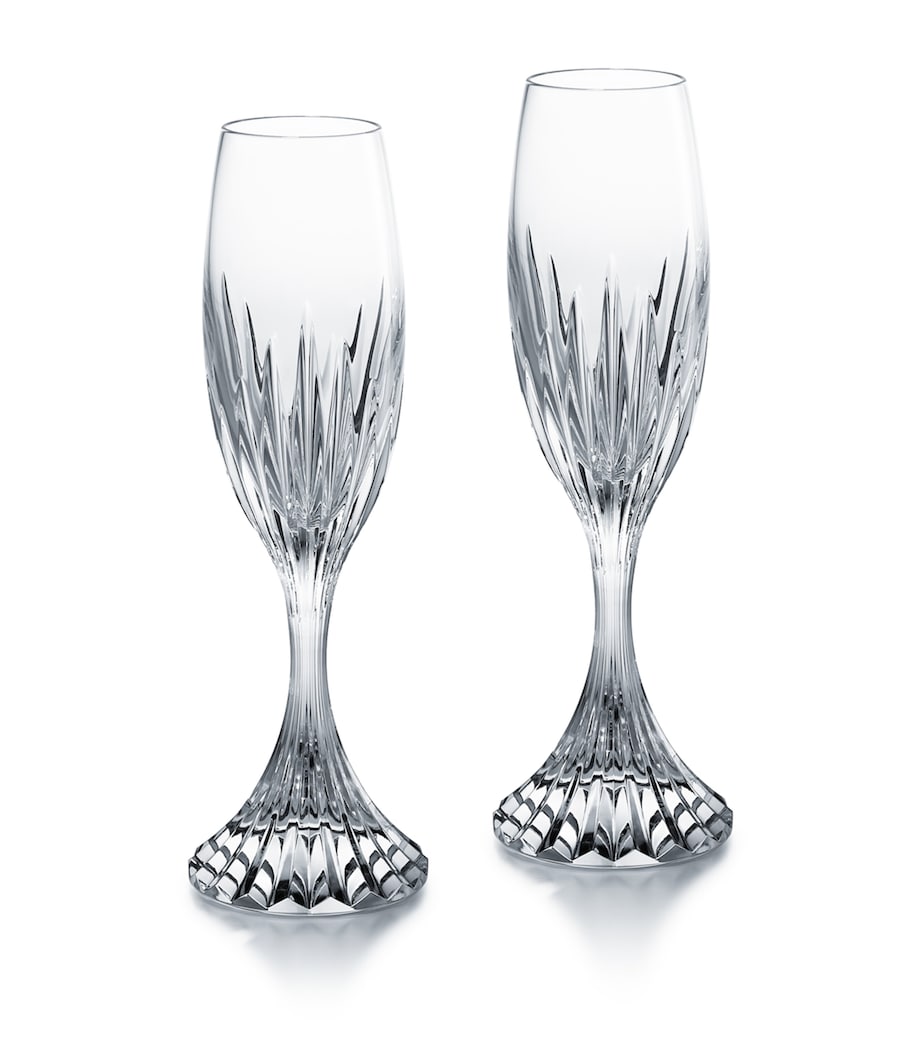 Set of 2 Massena Champagne Flutes NO COLOUR Image 1
