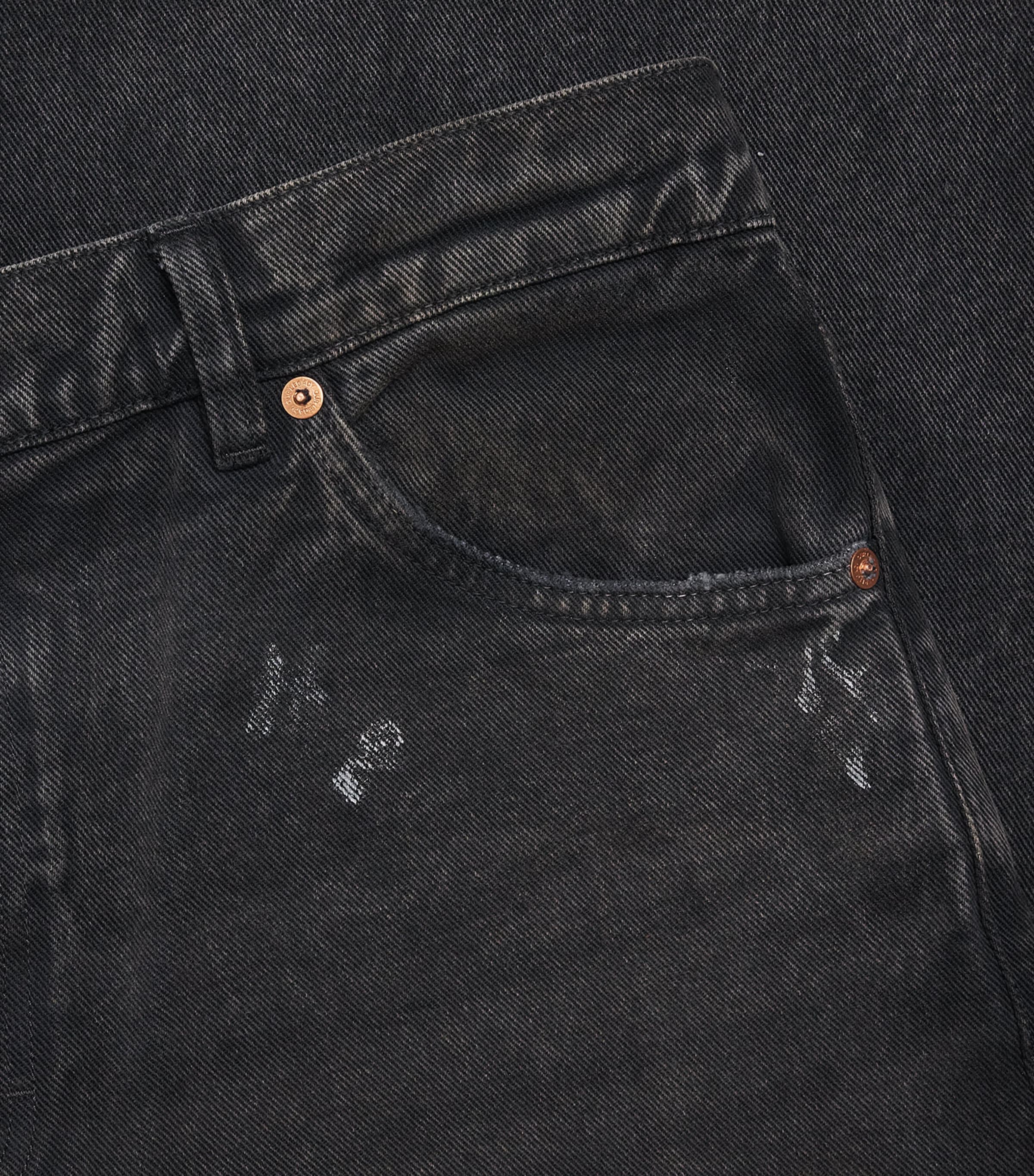 Our Legacy Mens Vast Cut Wide-Leg Jeans Nebula Wash Image 6