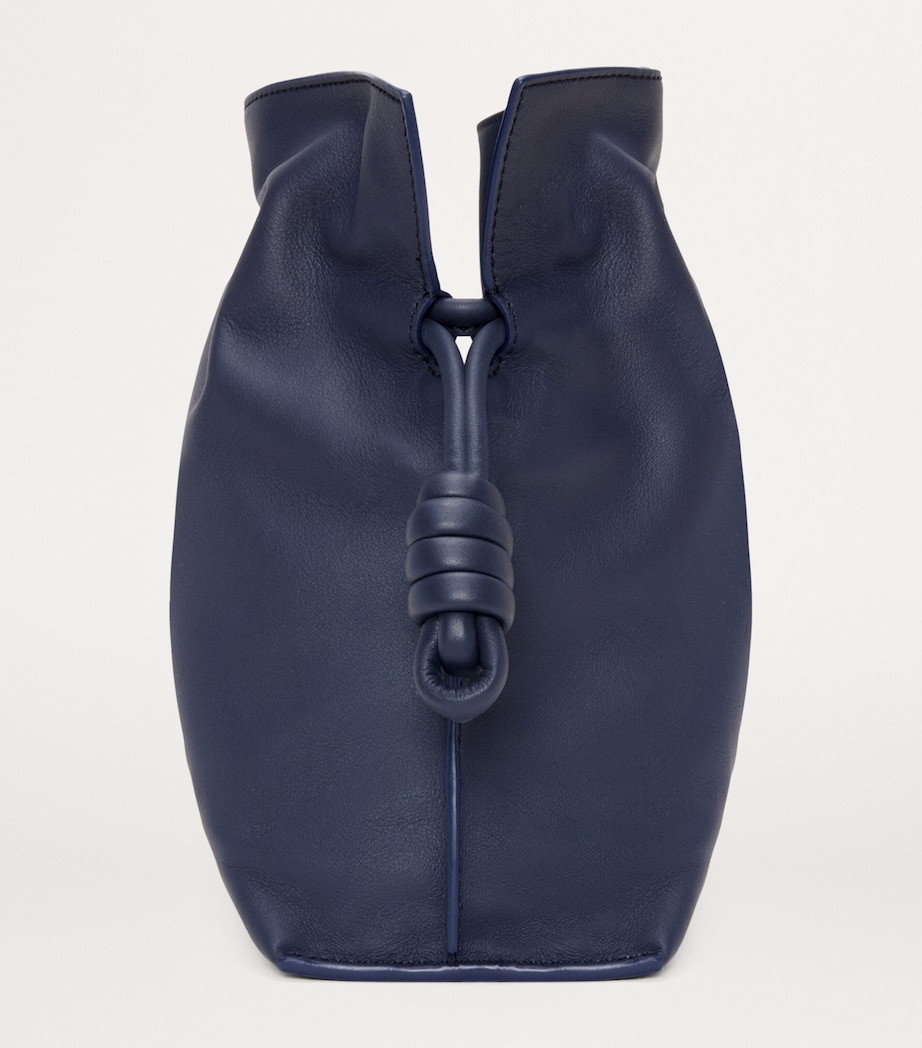 LOEWE Leather Flamenco Purse Abyss Blue Image 3