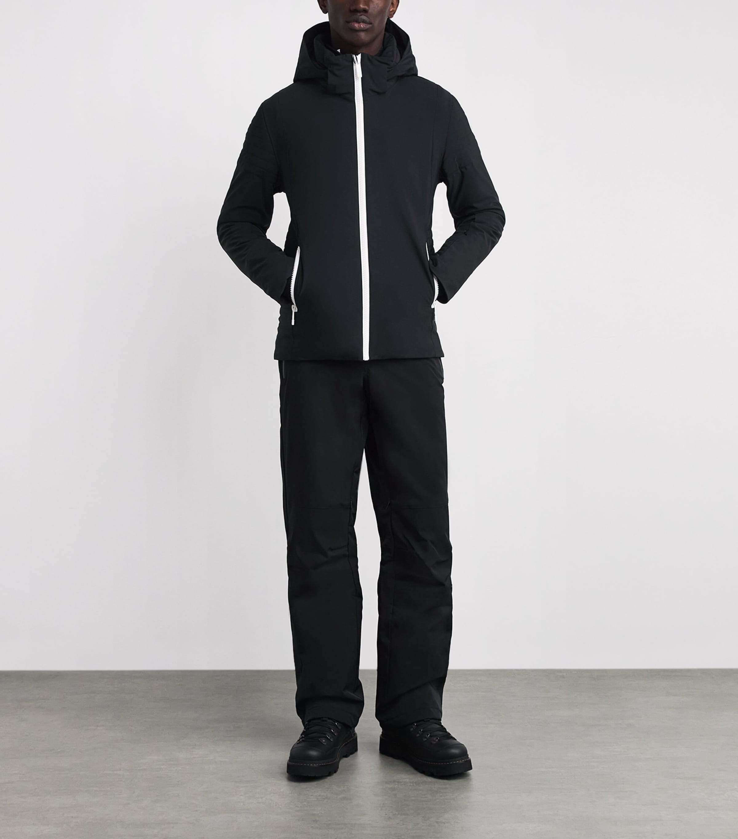 Padded Power Ski Jacket 01091 NOIR/NEIGE Image 2