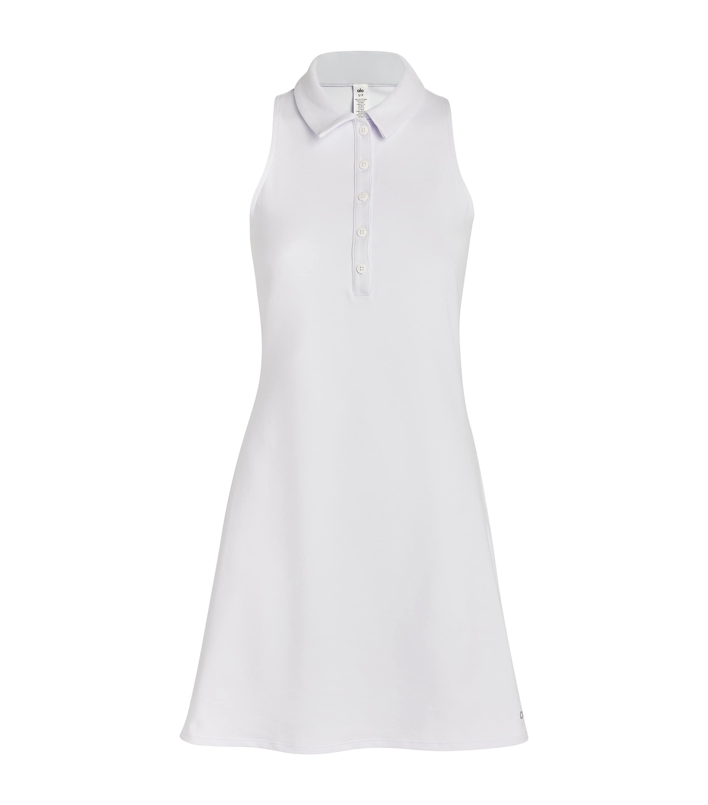 Shop Alo Yoga Charmed Mini Dress In White