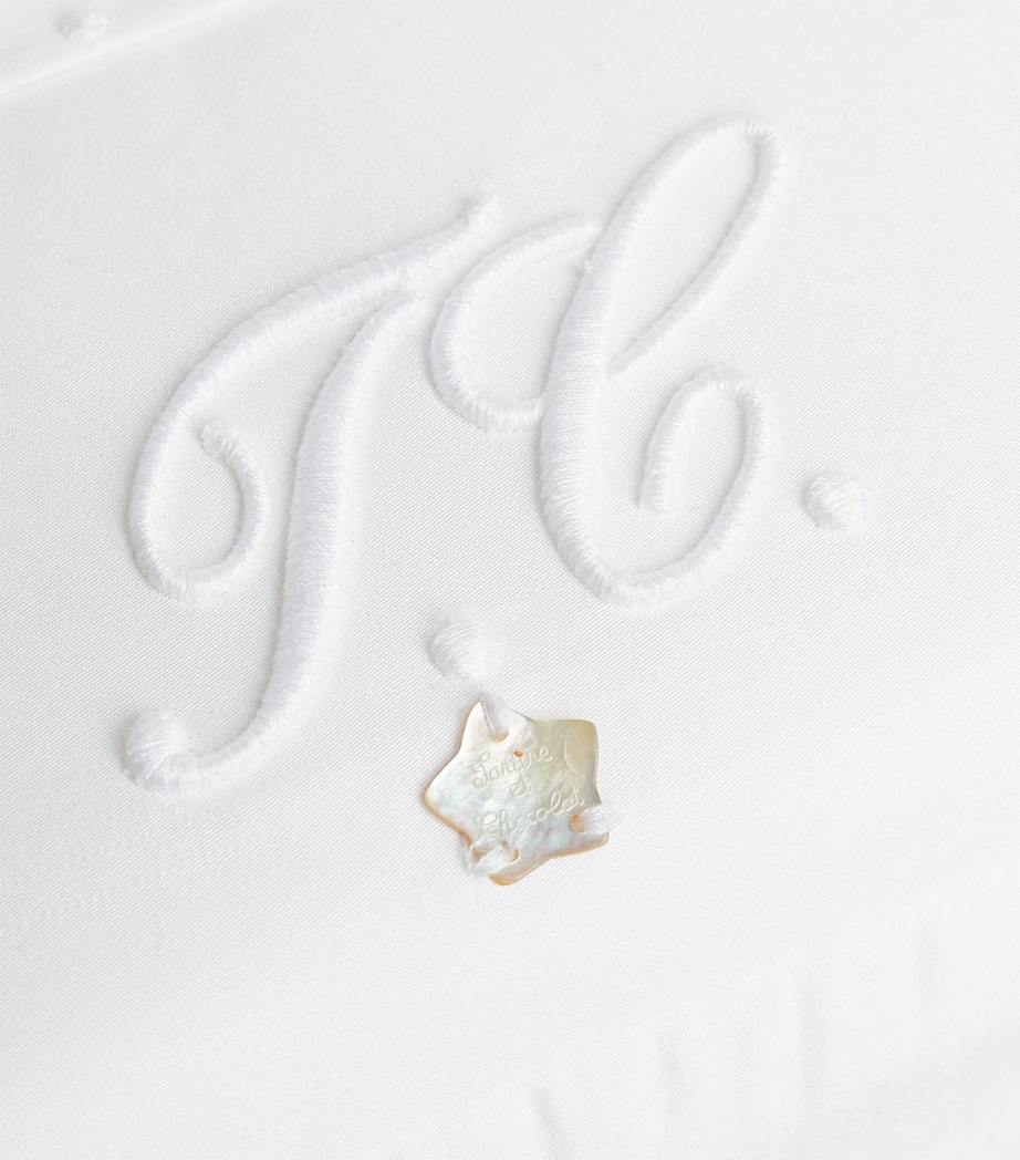 Cotton Monogram Basket WHITE Image 3