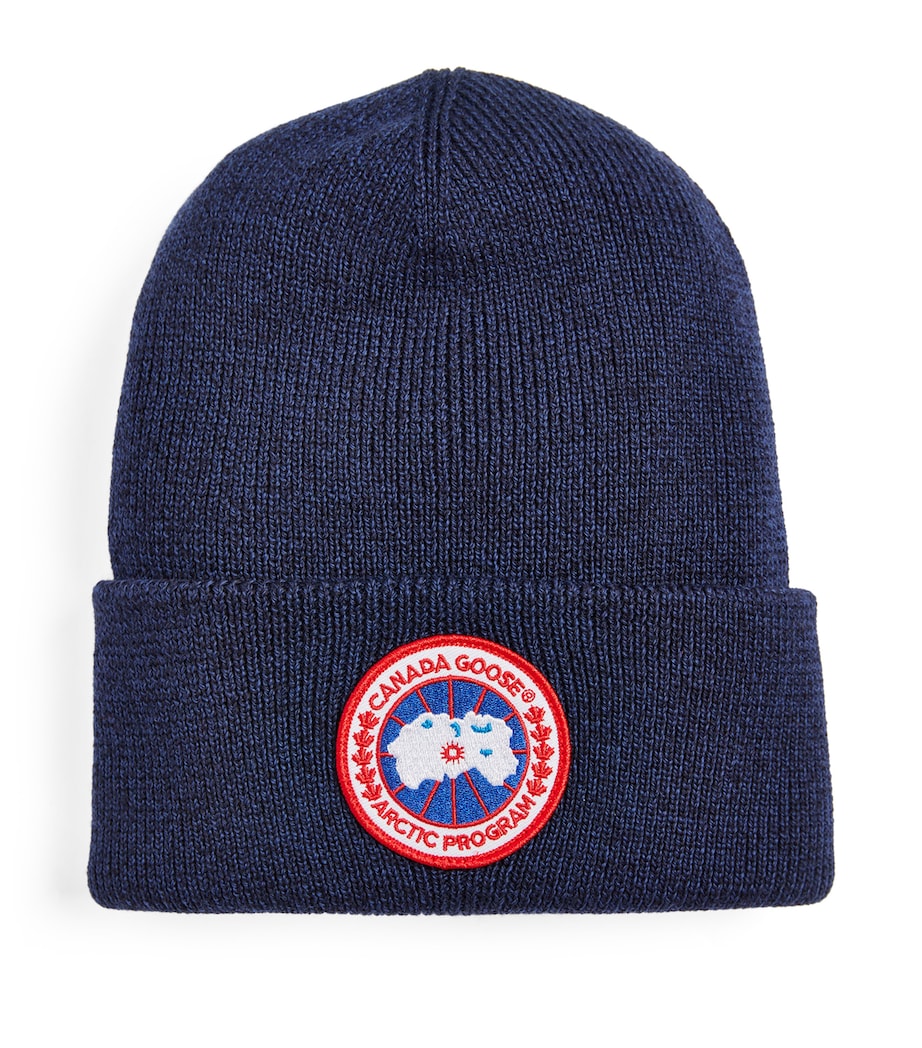 Wool Beanie 151/NAVY HEATHER Image 1