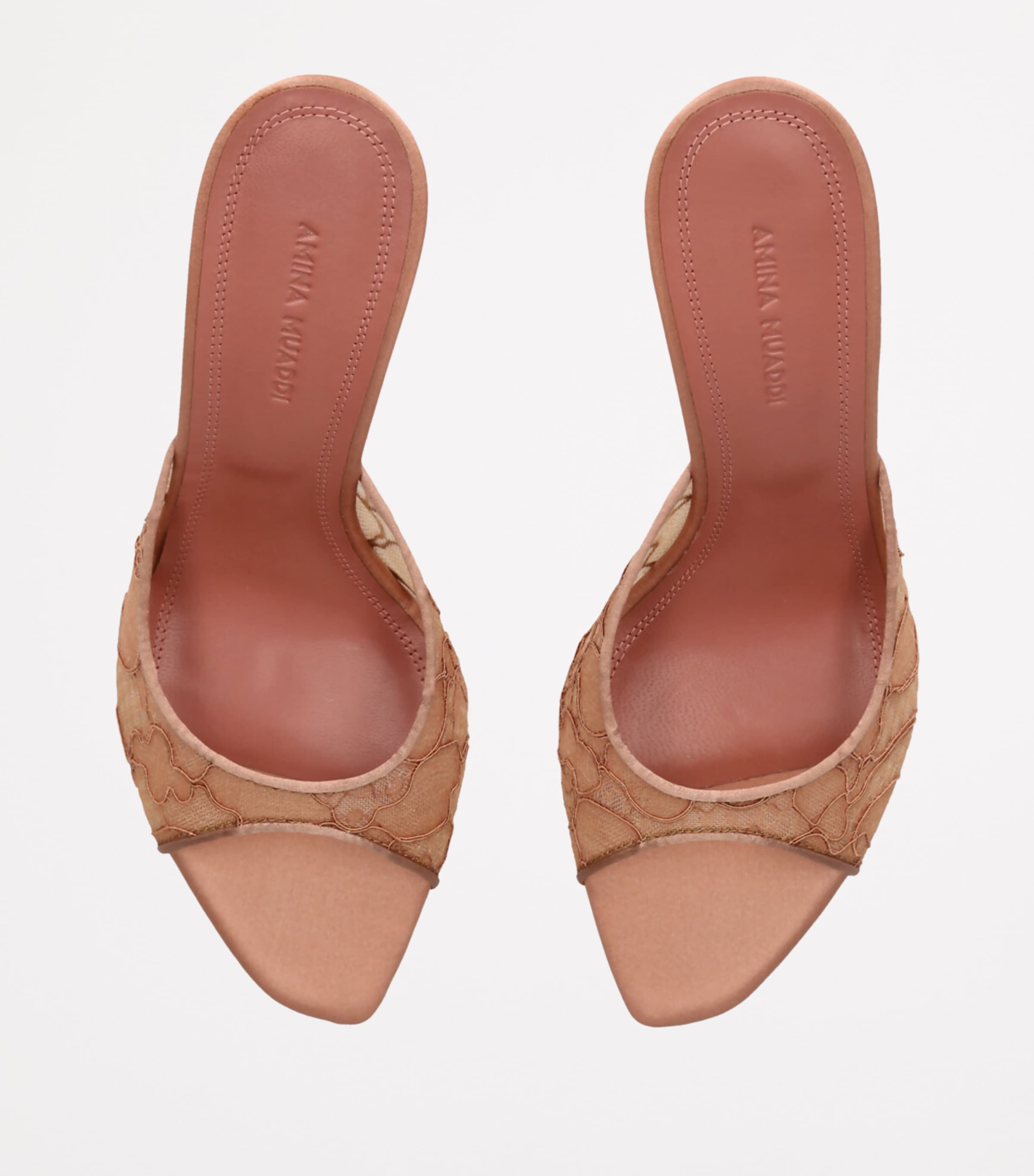 Lace Alexa Mules 95 MID BROWN Image 4