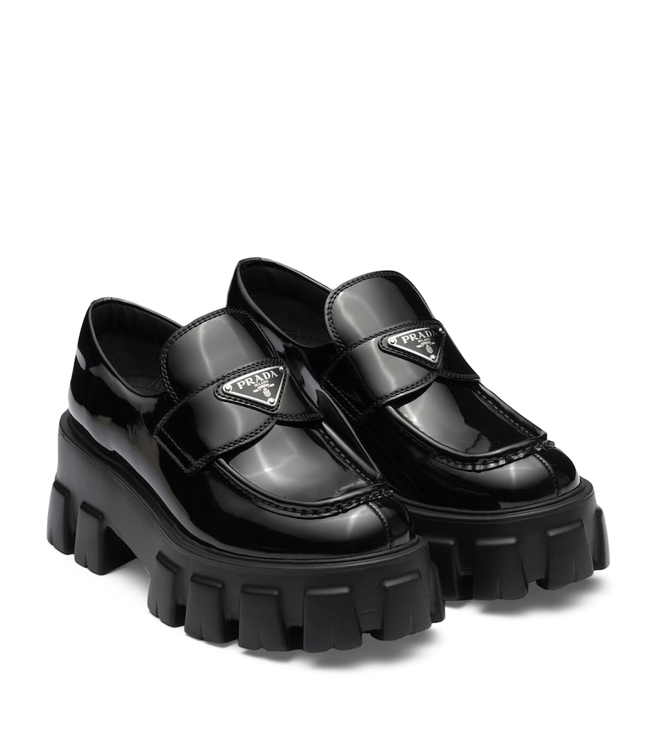 Leather Triangle Loafers 55 F0002 Image 2