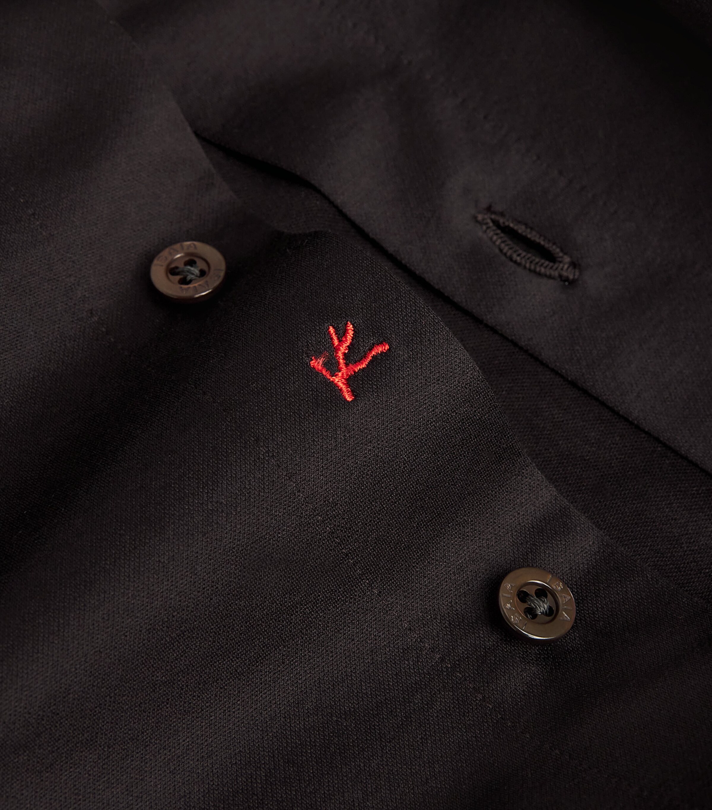 Isaia Mens Cotton Jersey Shirt Image 6