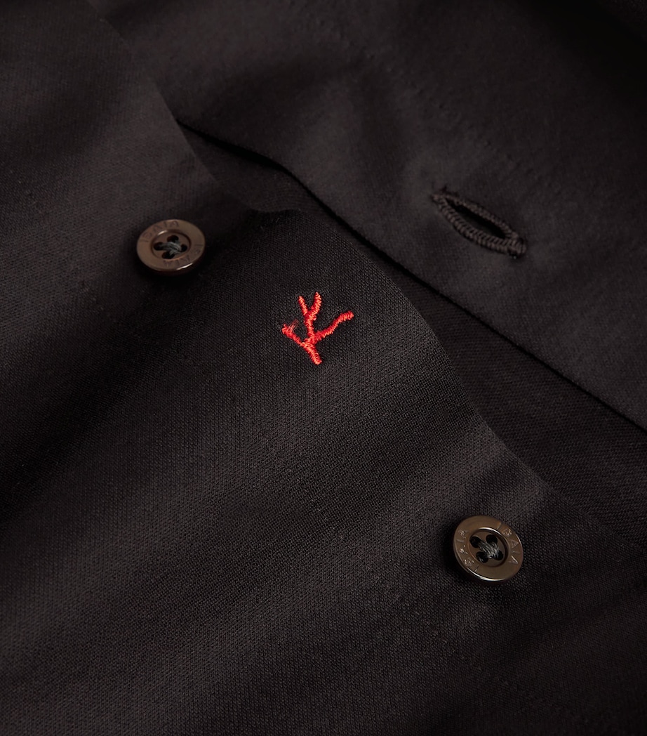 Isaia Mens Cotton Jersey Shirt Image 6