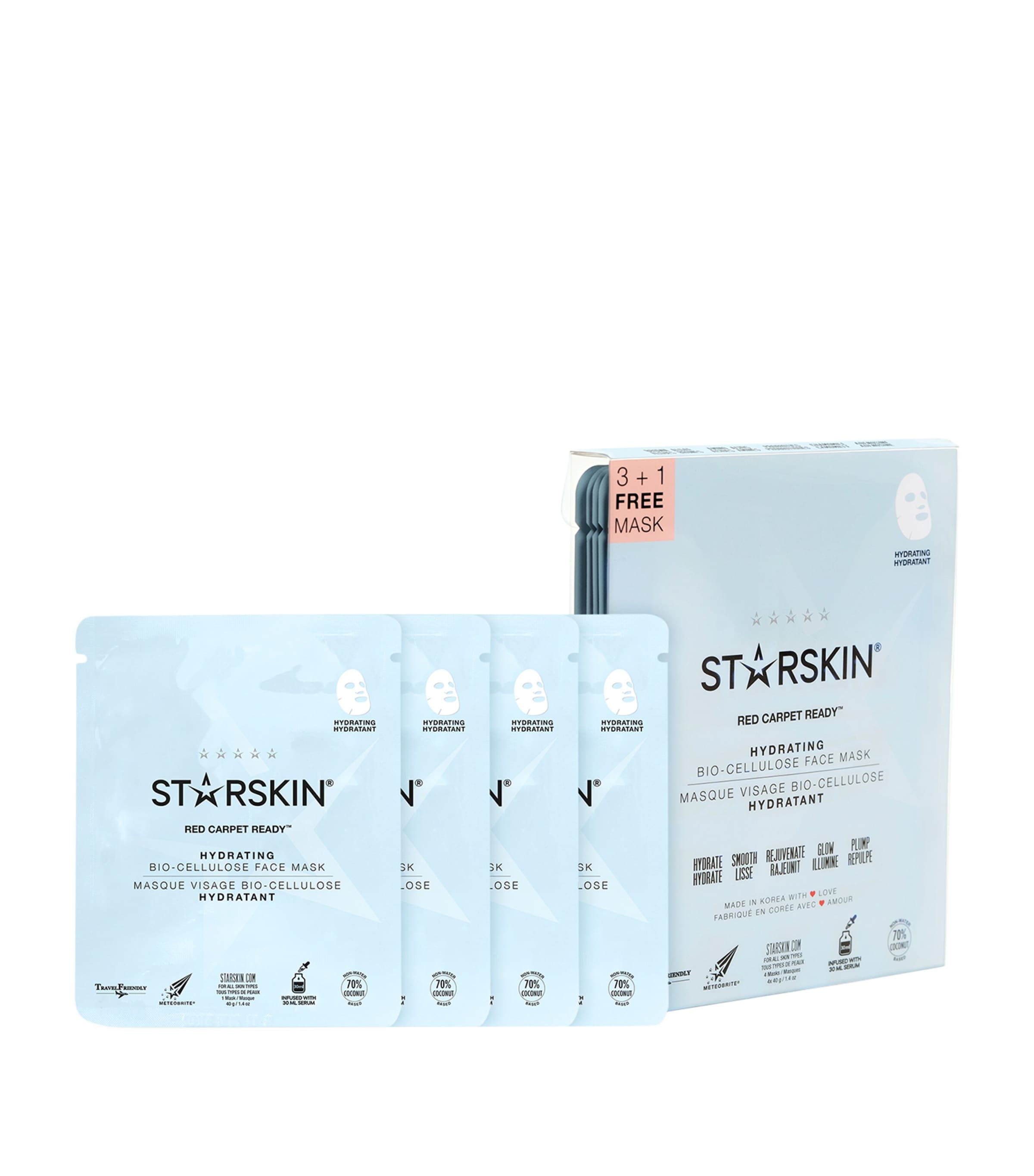STARSKIN RED CARPET READY HYDRATING BIO-CELLULOSE FACE MASK