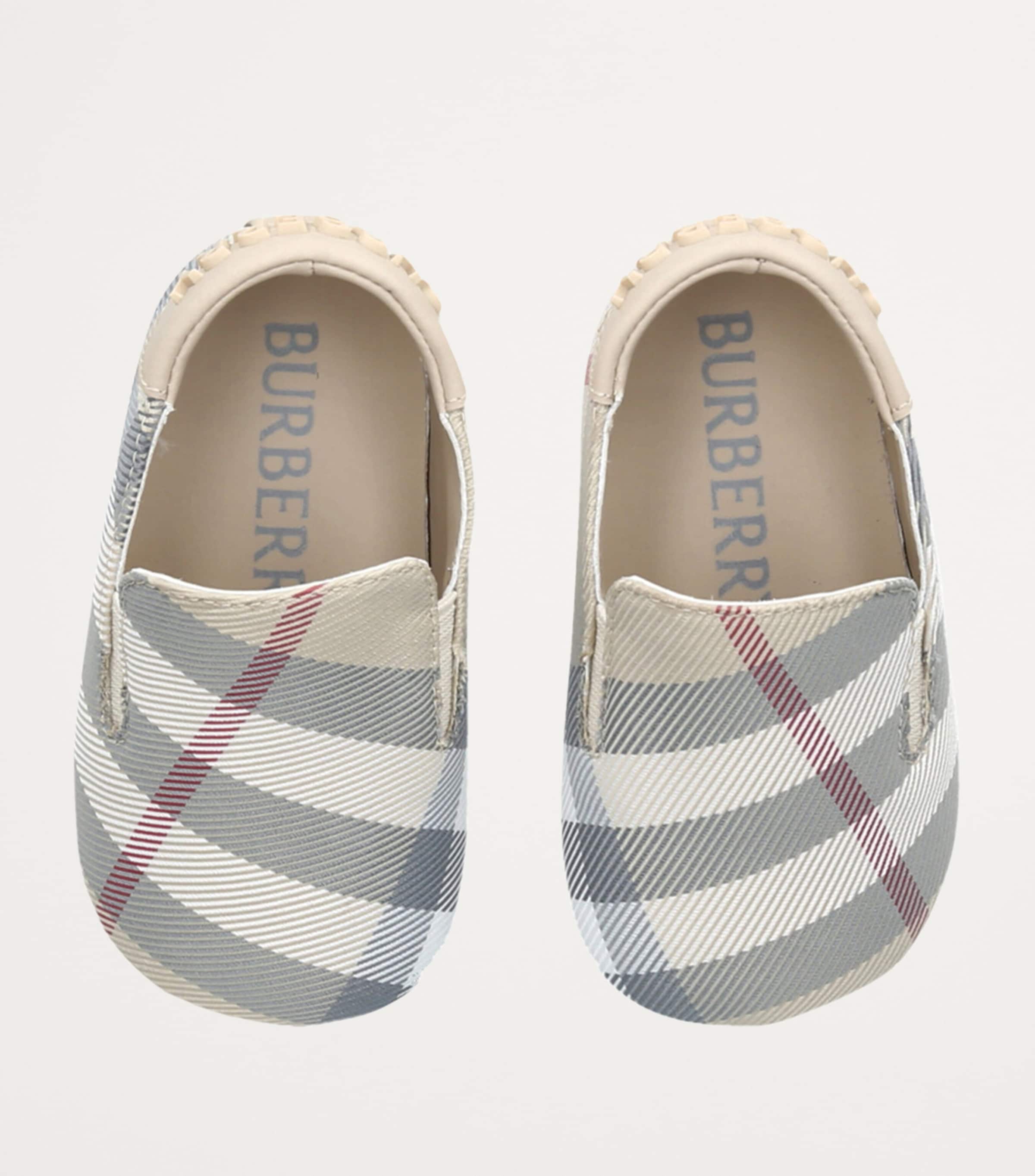 Check Slip-On Booties BEIGE COMB Image 4