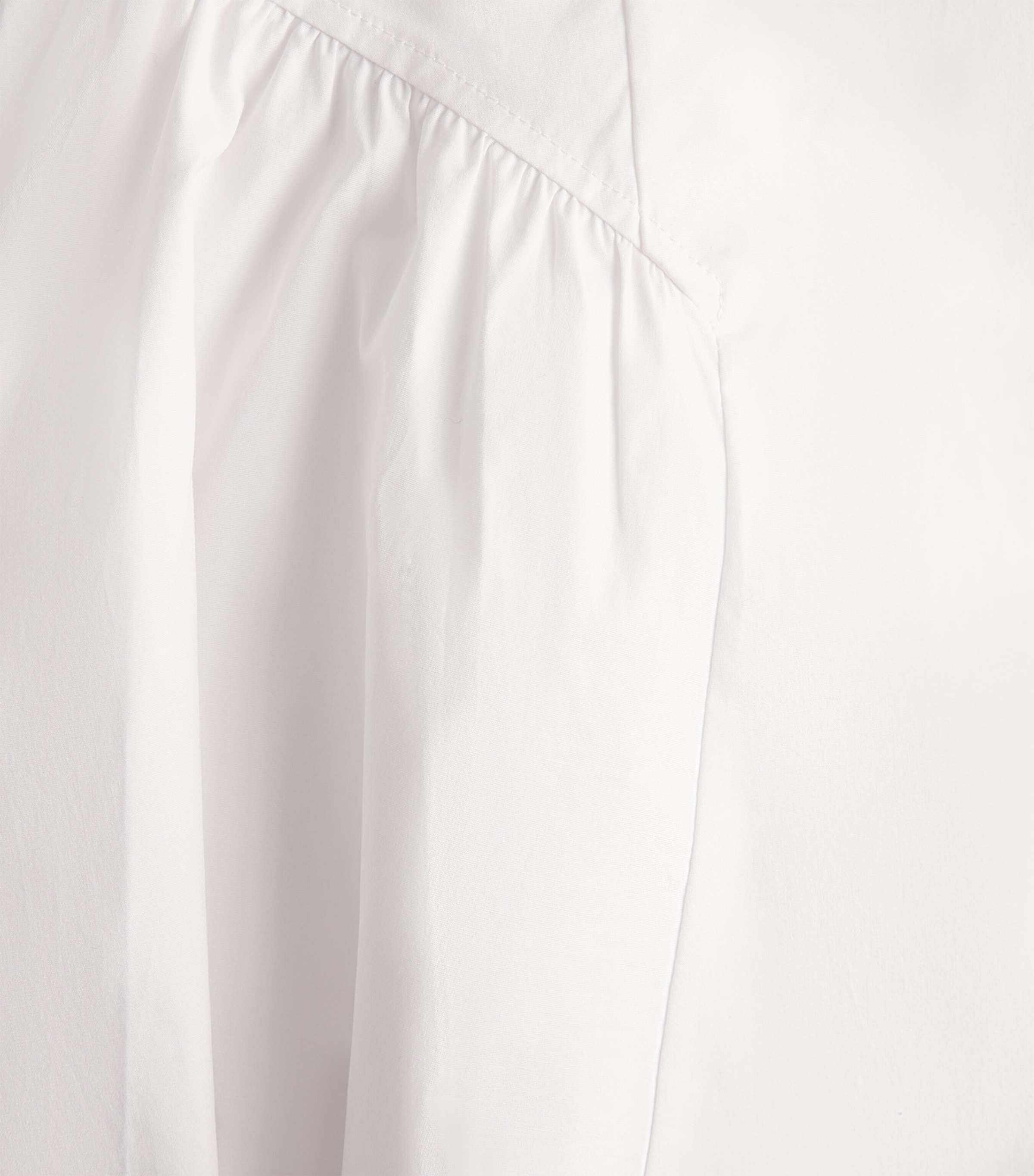 STAUD Womens Cotton-Blend Gwen Mini Dress Wht White Image 6