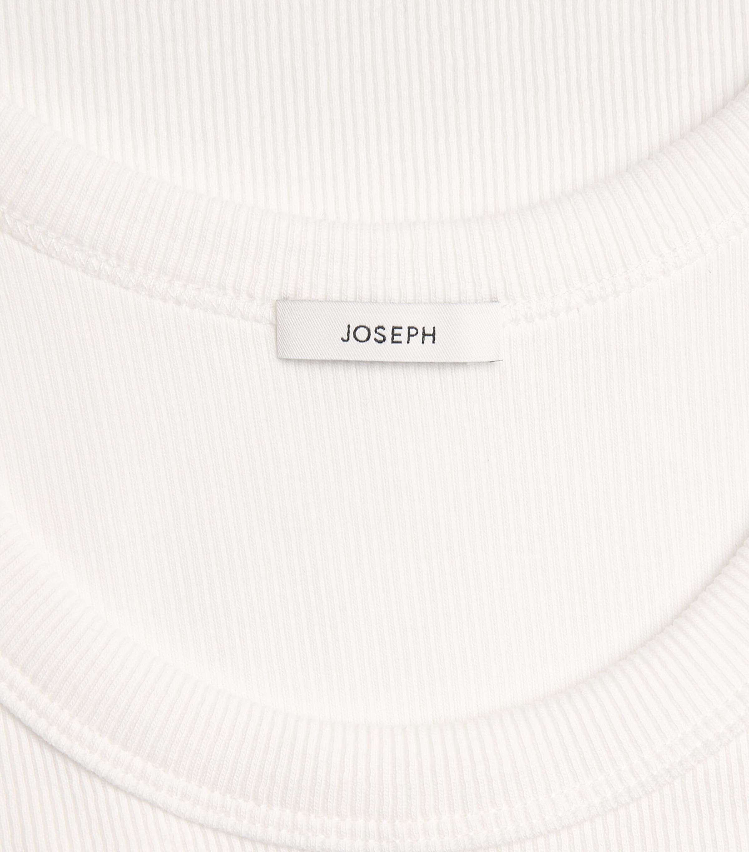 Stretch-Cotton Yeux Tank Top WHITE Image 5