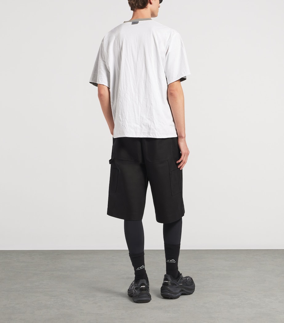 Balenciaga Mens Cotton Reversible T-Shirt Image 3
