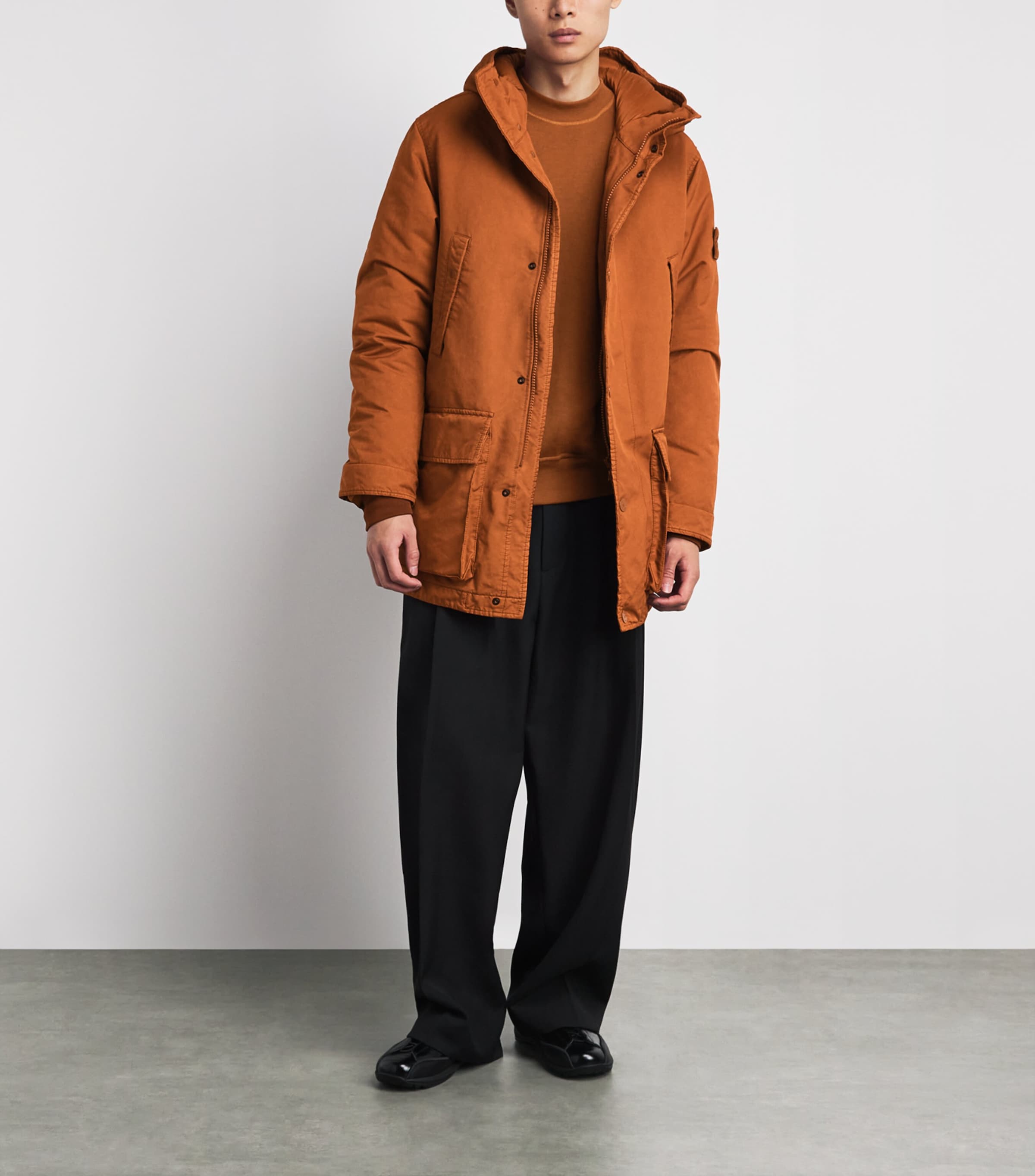 Stone Island Mens GHOST PIECE Down-Fill Parka Image 2