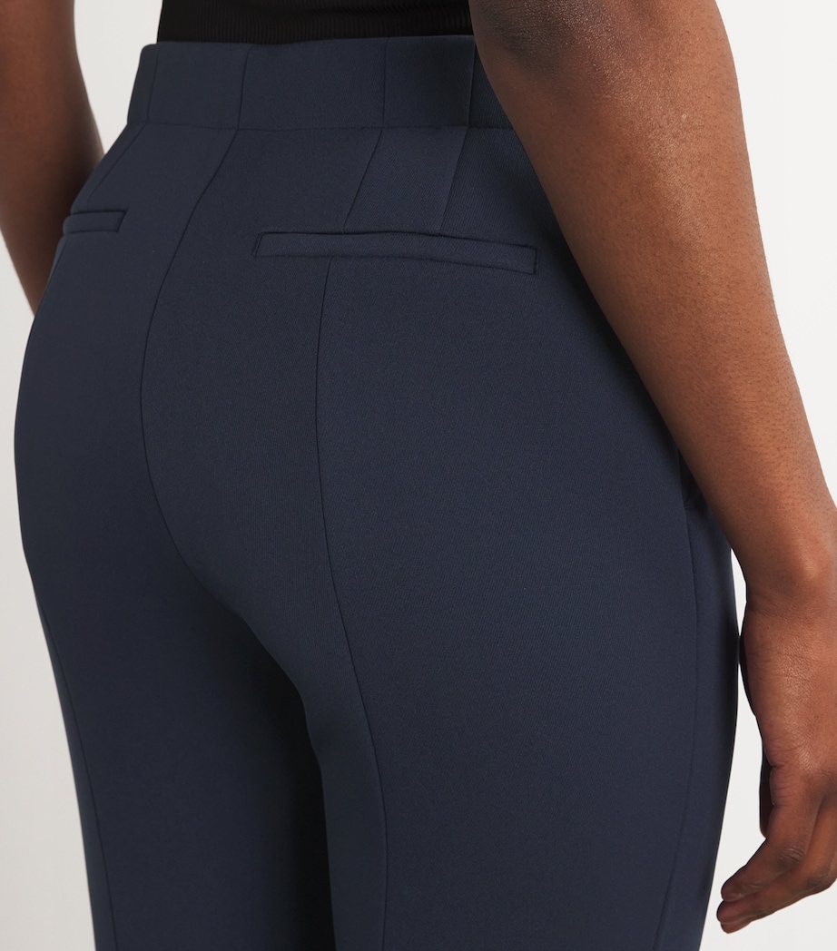 Simkhai Womens Kenna Flared Tailored Trousers Midnight Image 6