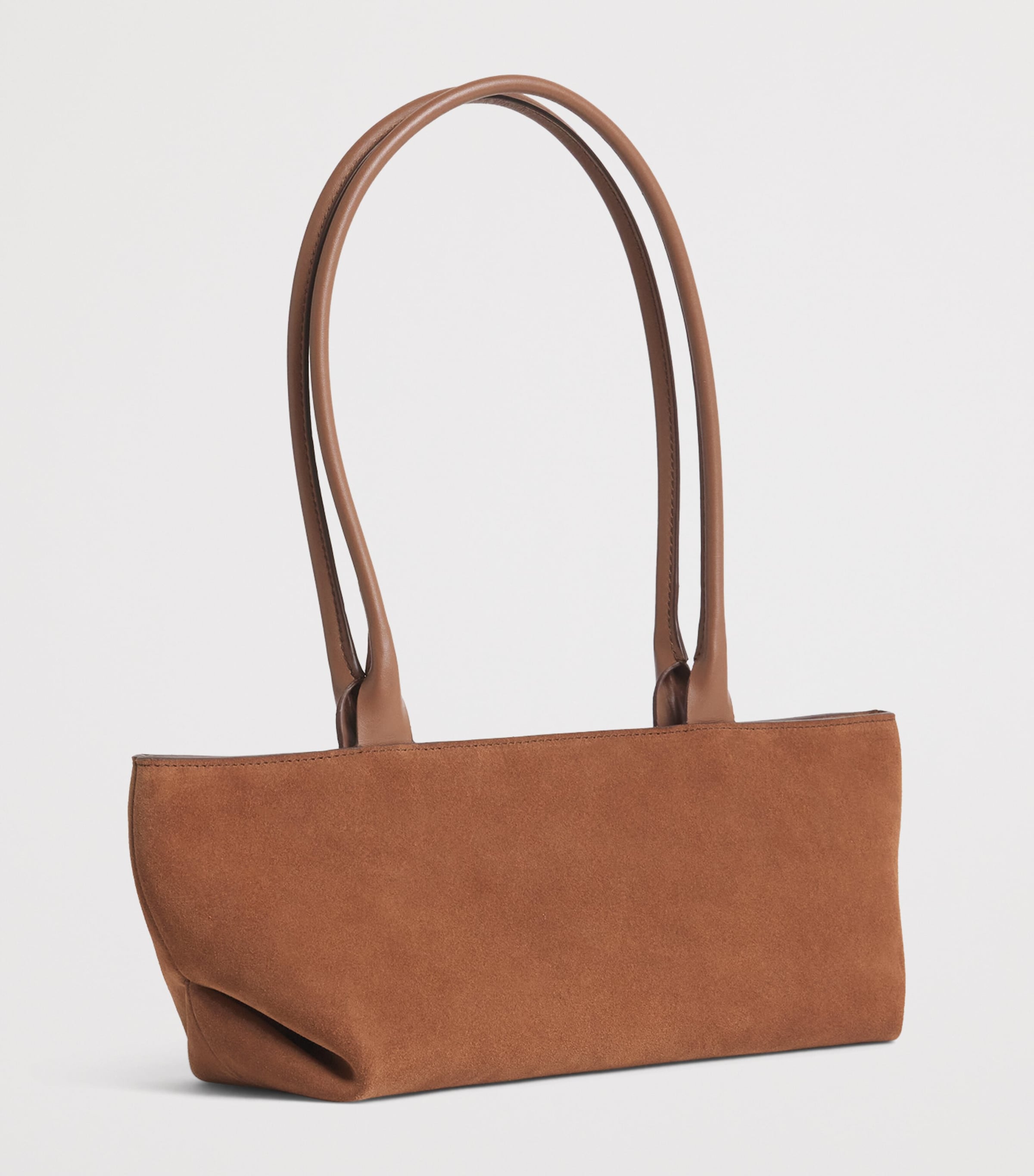 Suede New York Shoulder Bag DEEP TAN/TAN Image 3