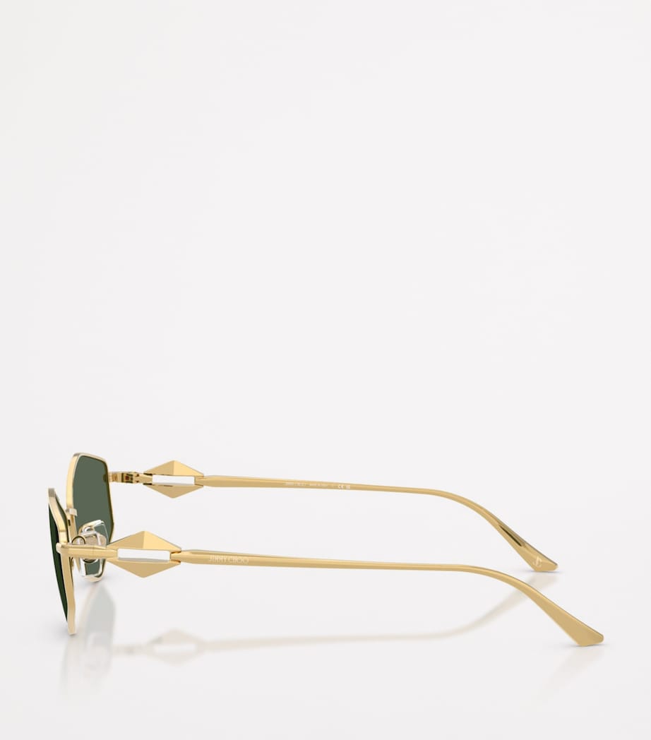 Wire Hexagonal Zoey Sunglasses 302371 Image 3