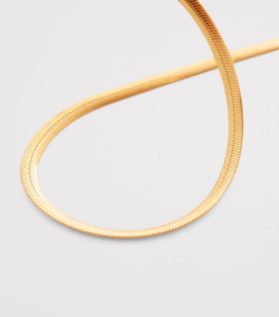 Gold Vermeil Snake Chain Necklace 18K GOLD VERMEIL Image 2