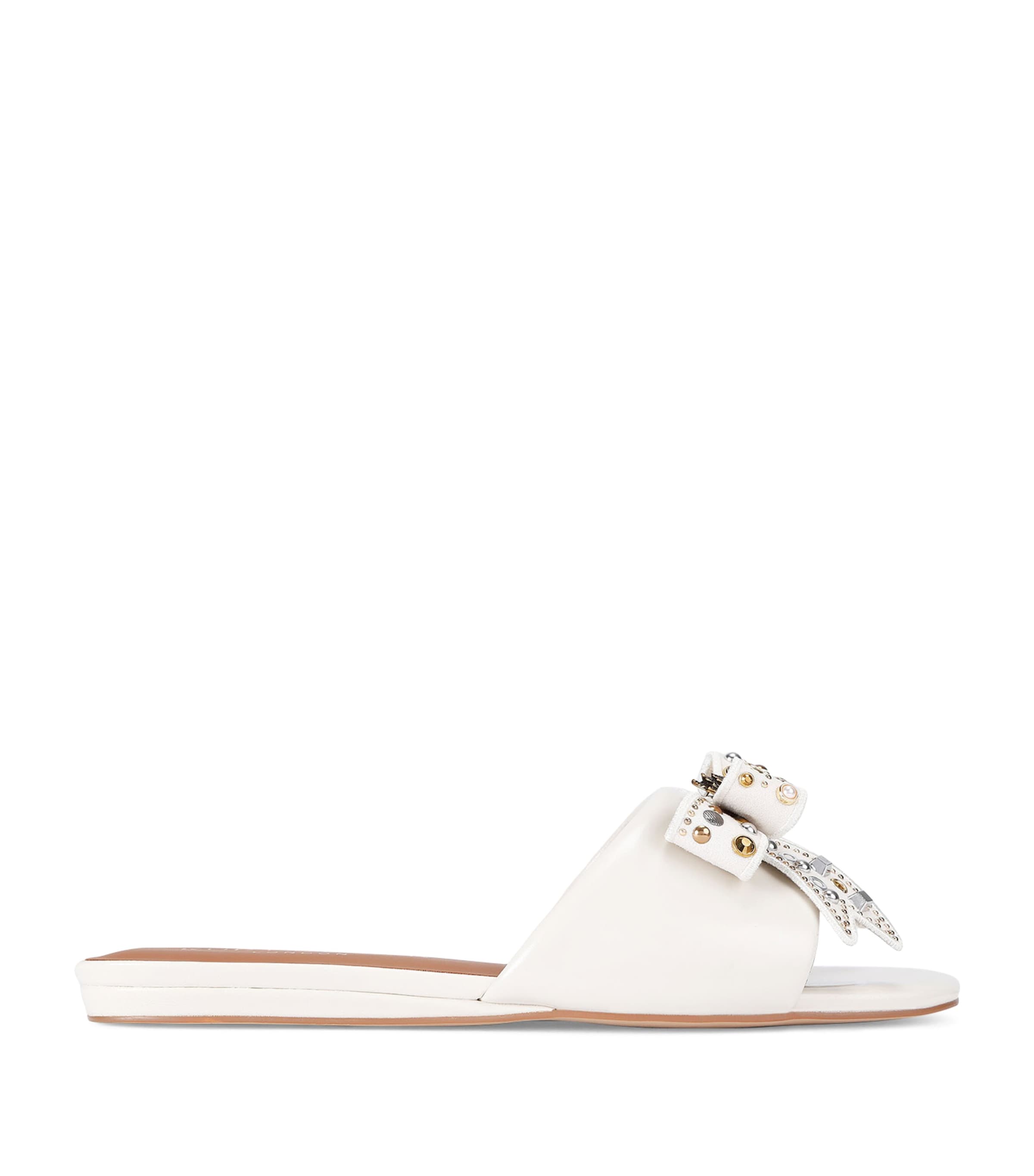 Kurt Geiger London Leather Kensington Sandals | Women Shoes | Sandals | Flat Sandals | Designers | Kurt Geiger London