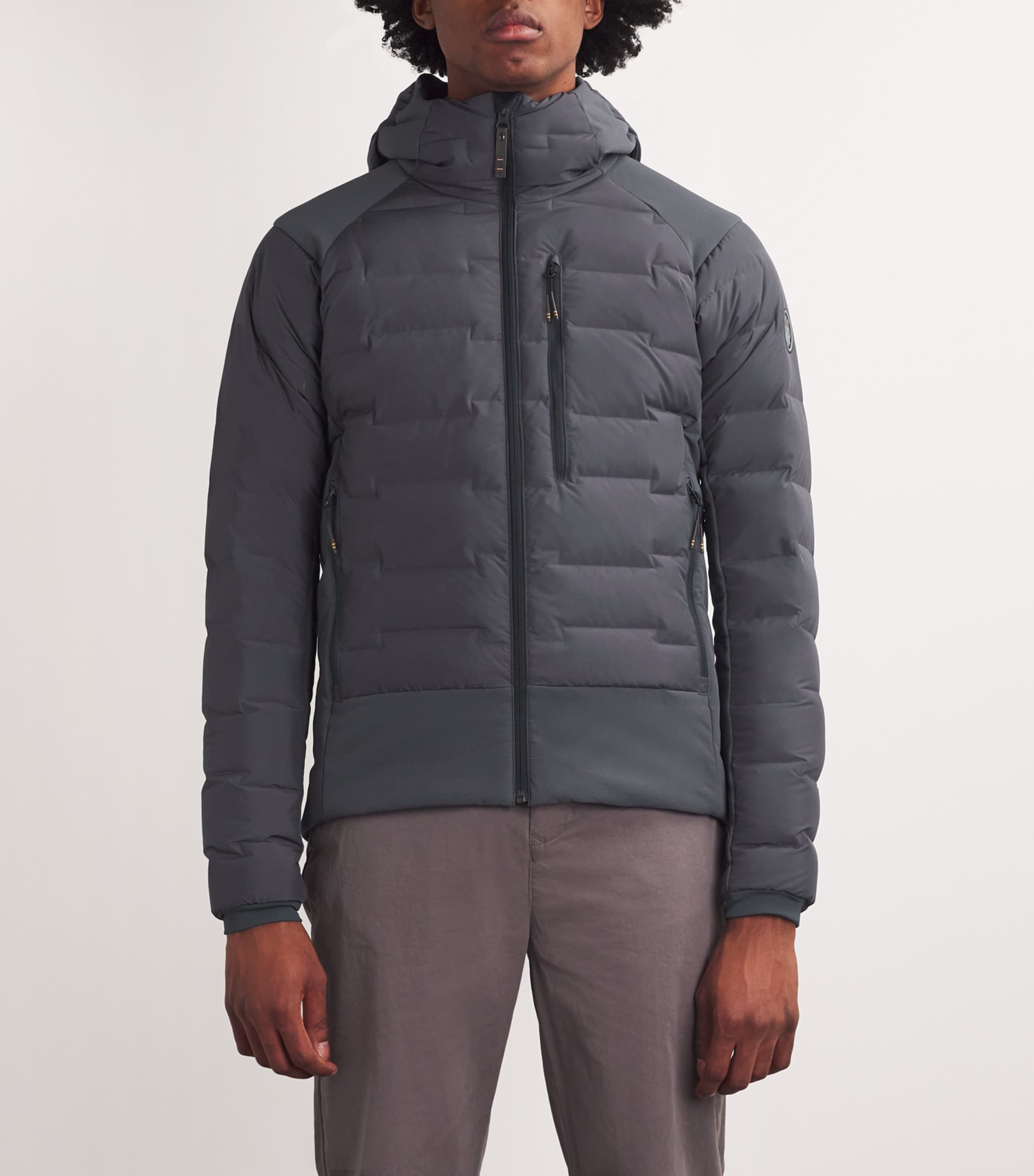 Beretta Mens Tarandus Padded-HoodJacket Ebony Image 3