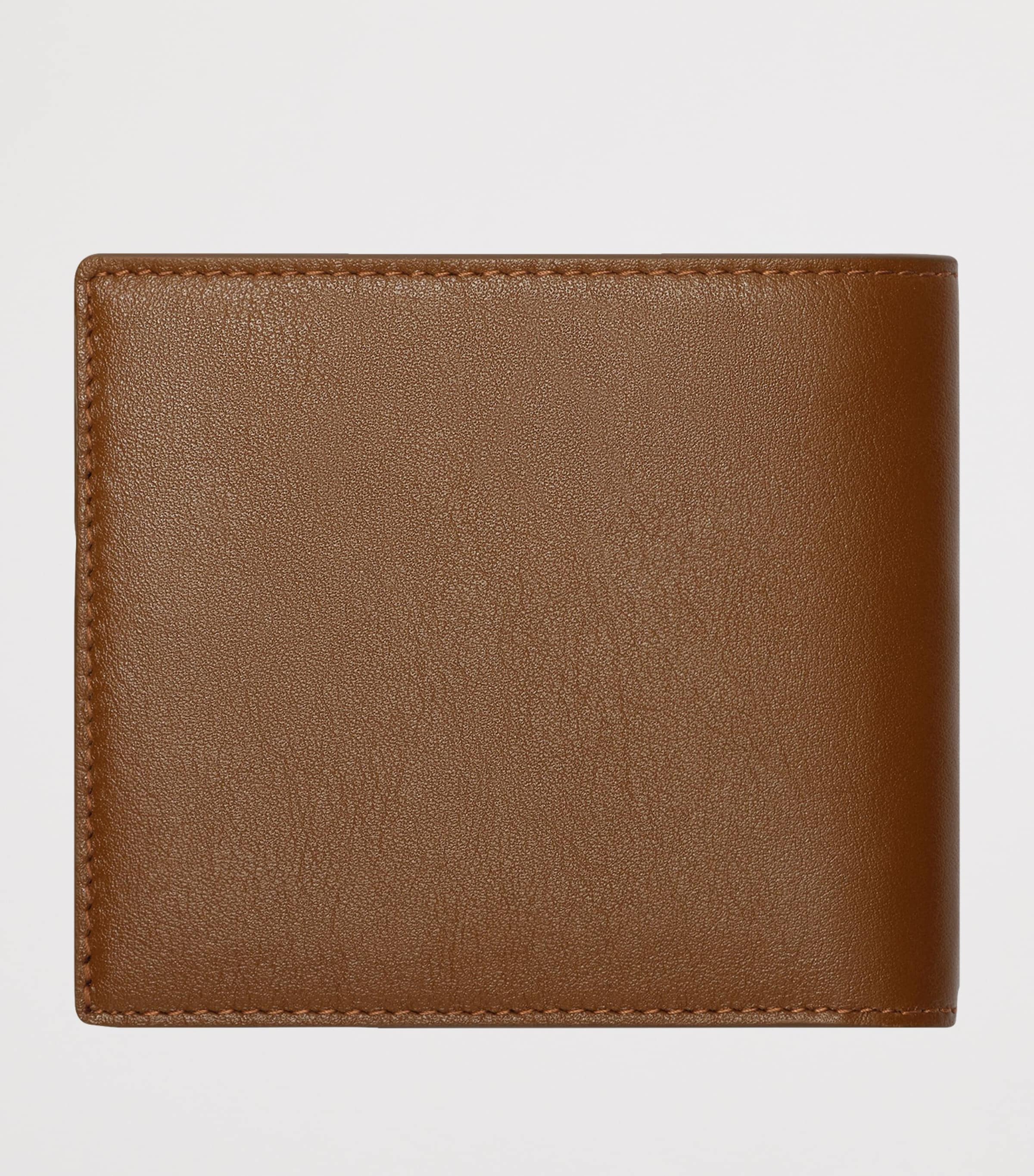 Burberry Pop Check Bifold Wallet Finch Brown/hazel Image 3