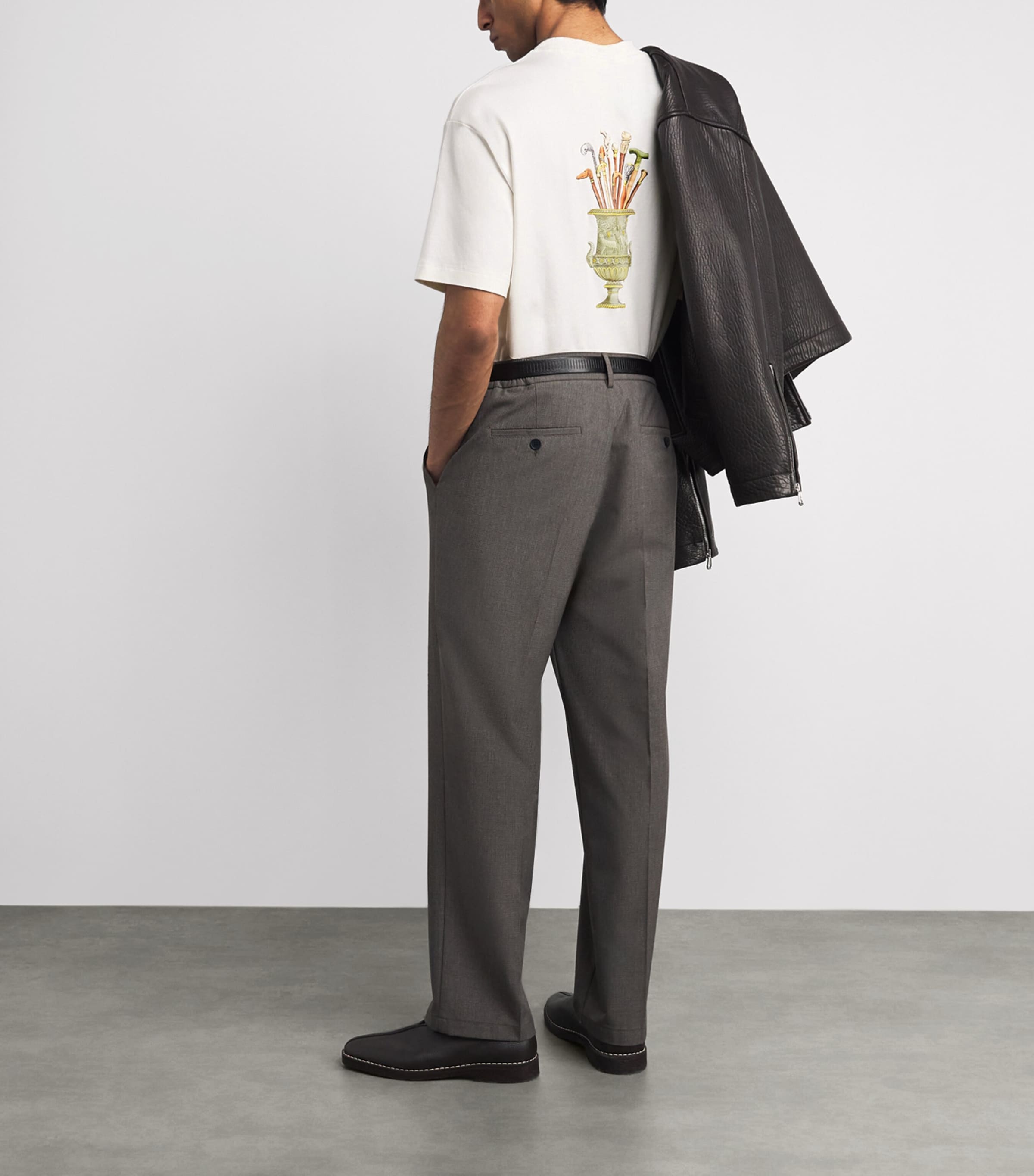 Drôle De Monsieur Mens Cotton Cannes T-Shirt Off White Image 2