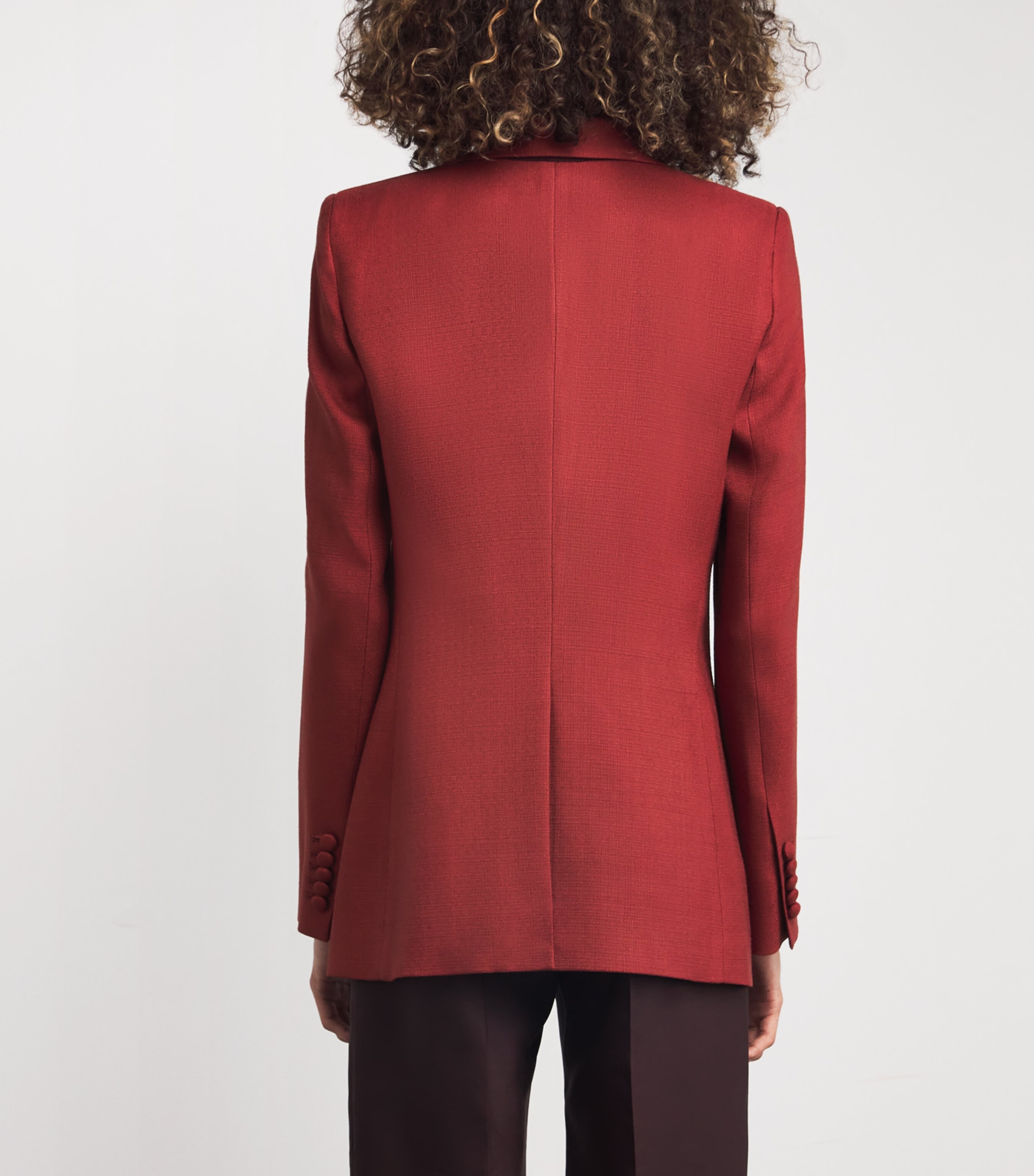 Canvas Riva Double-Breasted Blazer SIENN SIENNA Image 4