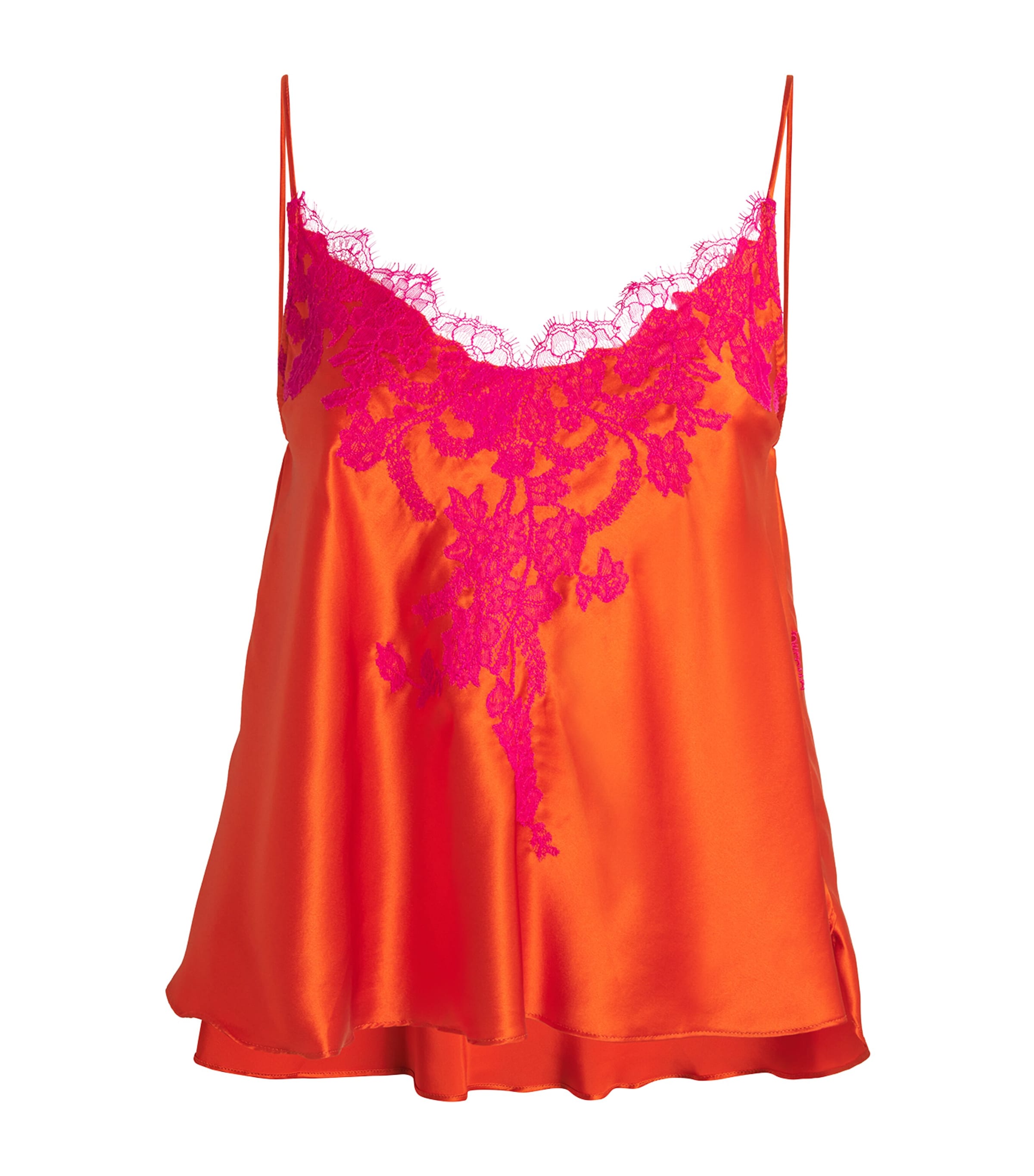 Shop Torlowei Silk Tokoni Camisole In Orange