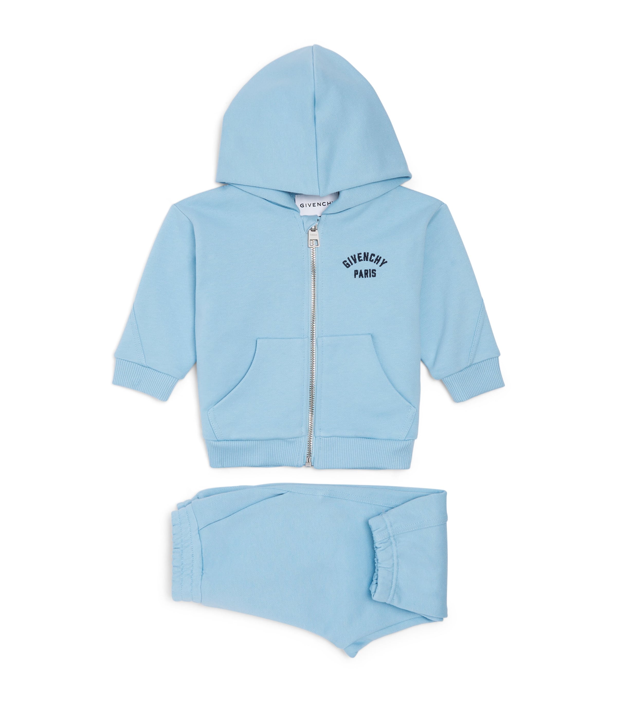 Givenchy Kids Cotton Logo Tracksuit (12-36 Months) Blue Image 1