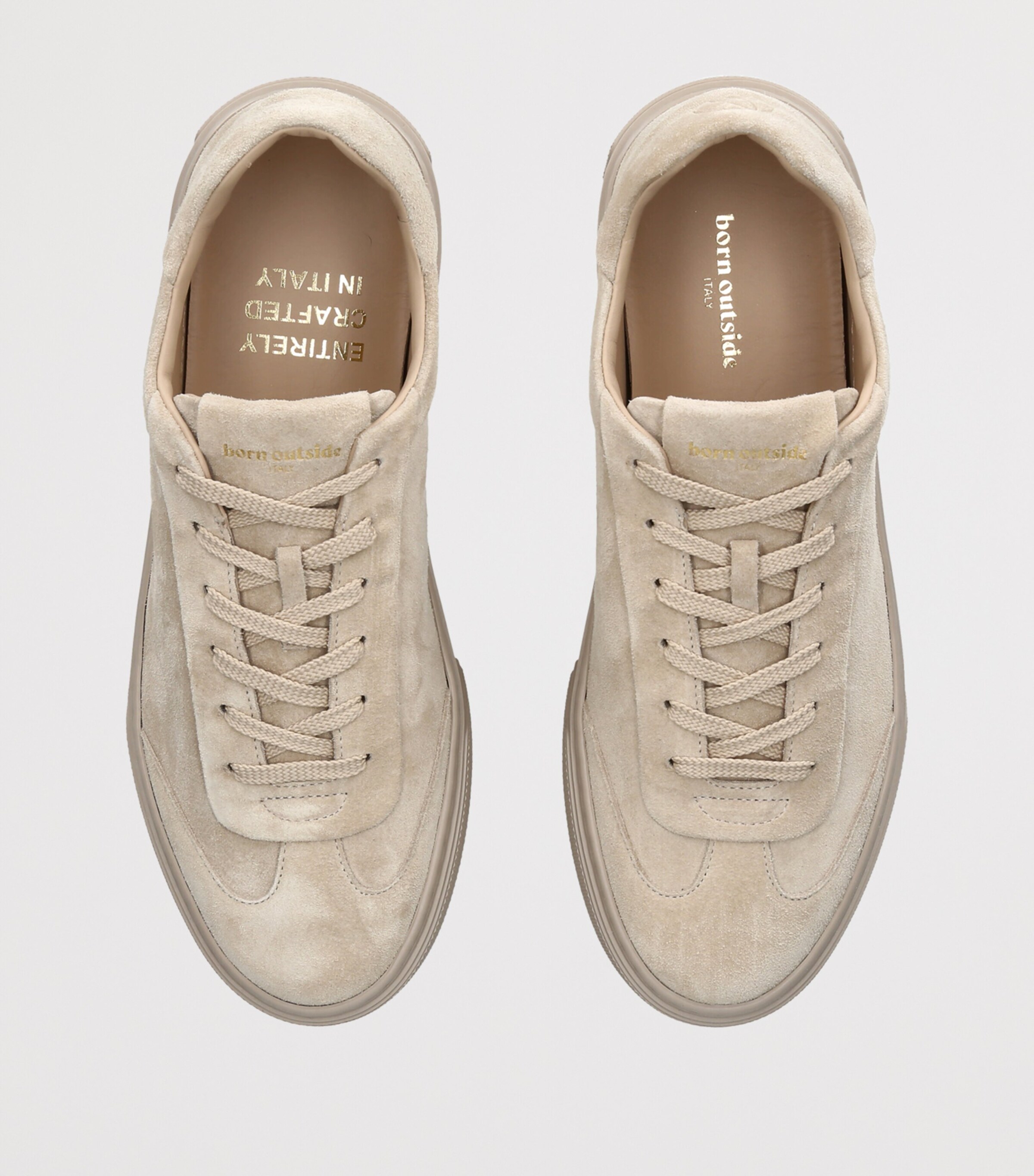 Born Outside Suede Vibe Sneakers Beige Image 4