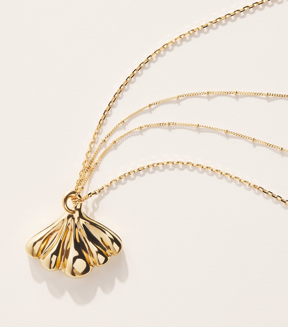 Chloé Chloé Mirror Pendant Necklace Gold Image 3