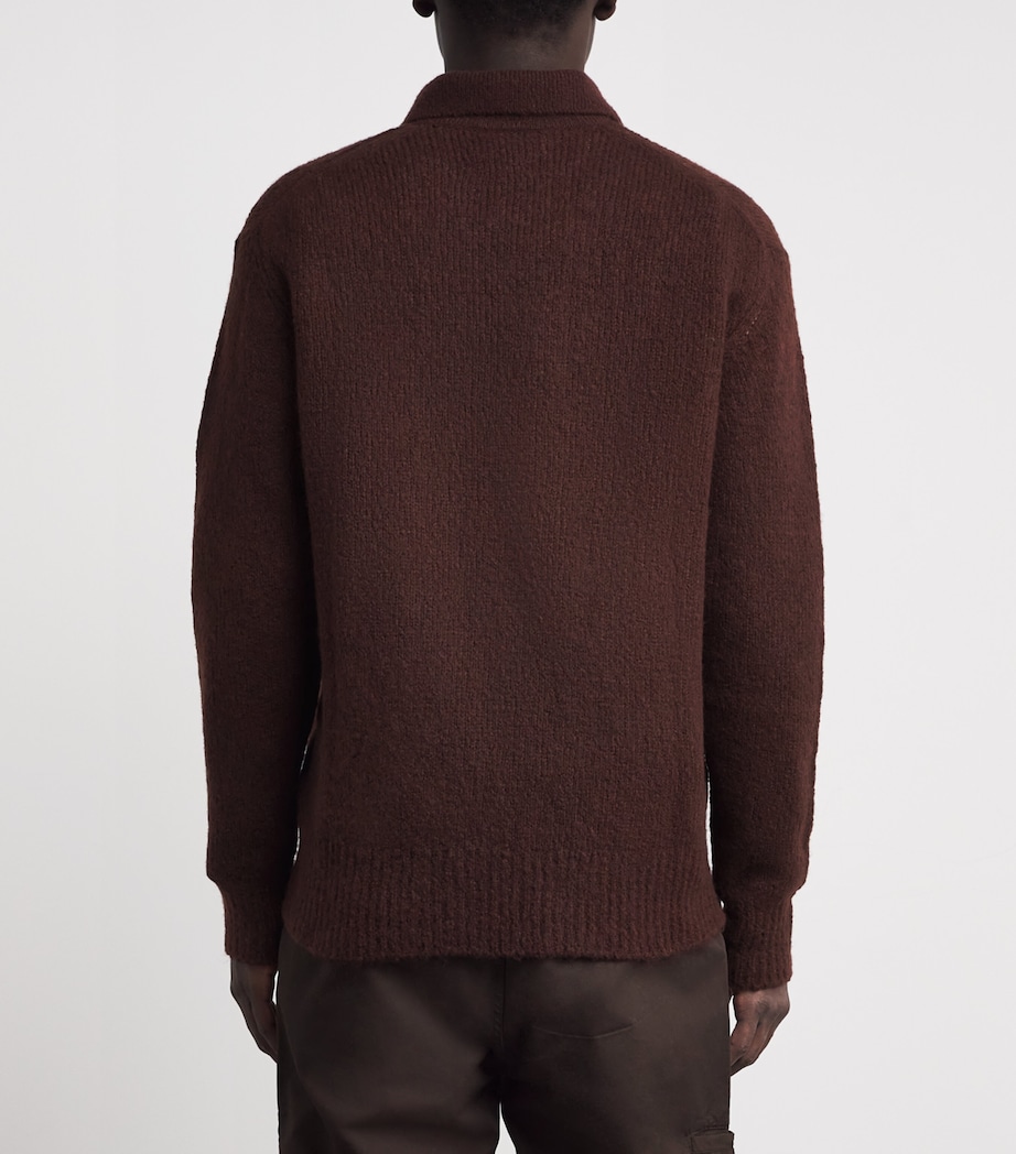 Alpaca-Blend Rasmus Polo Sweater MAHOGANY Image 4