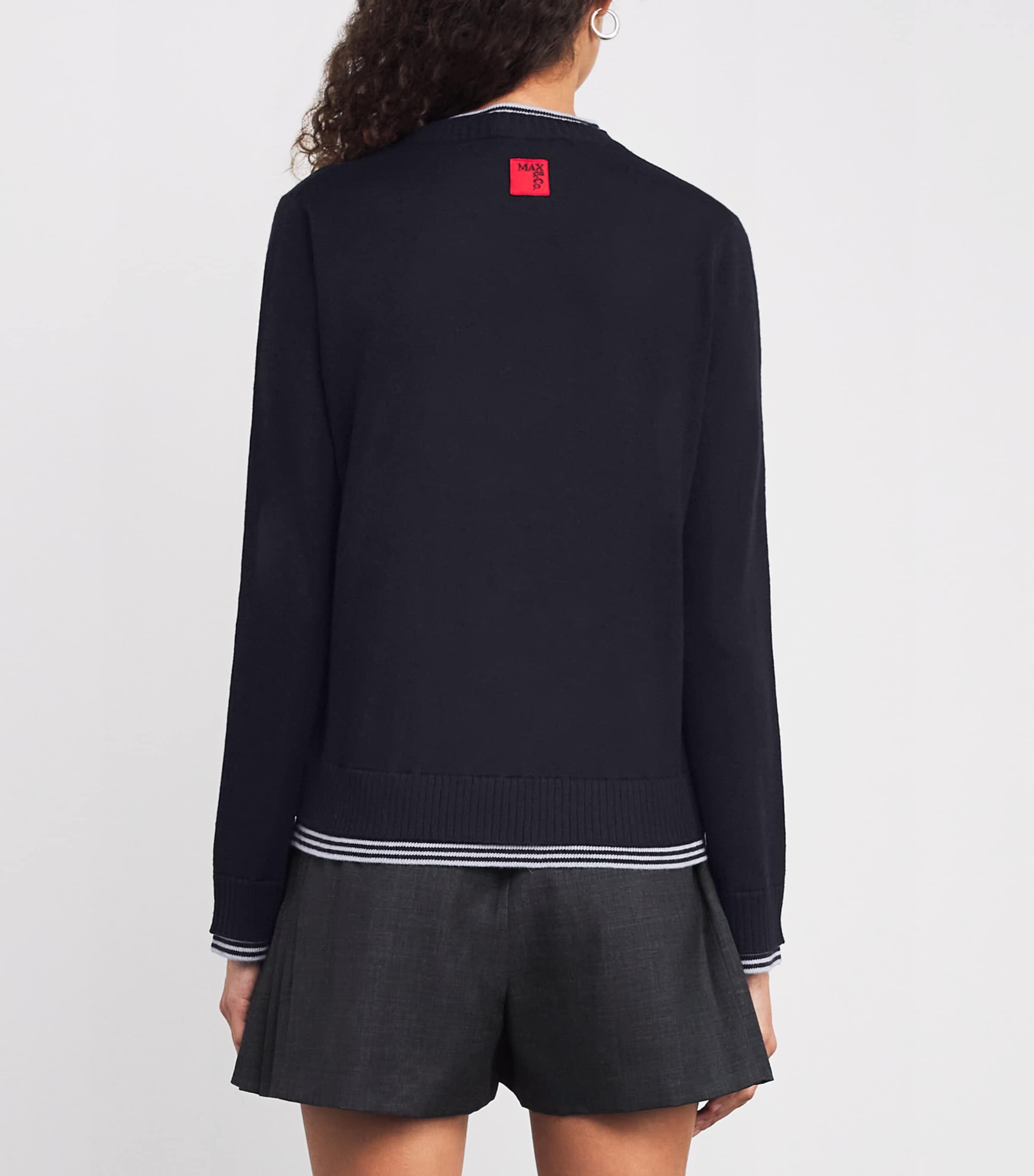 Wool Layered Sweater MIDNIGHTBLUE Image 4