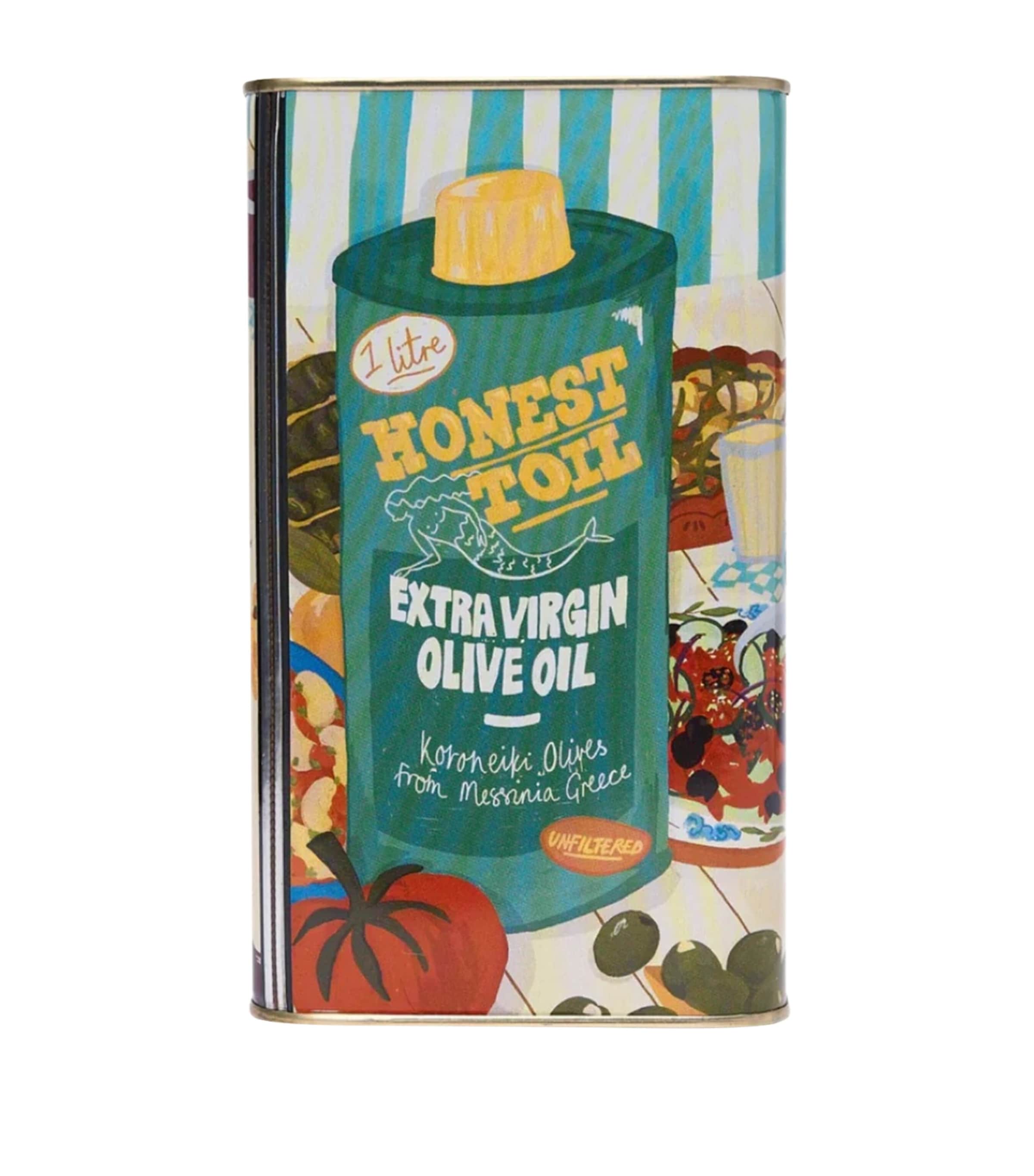 Honest Toil Greek Extra Virgin Olive Oil Tin (1L)