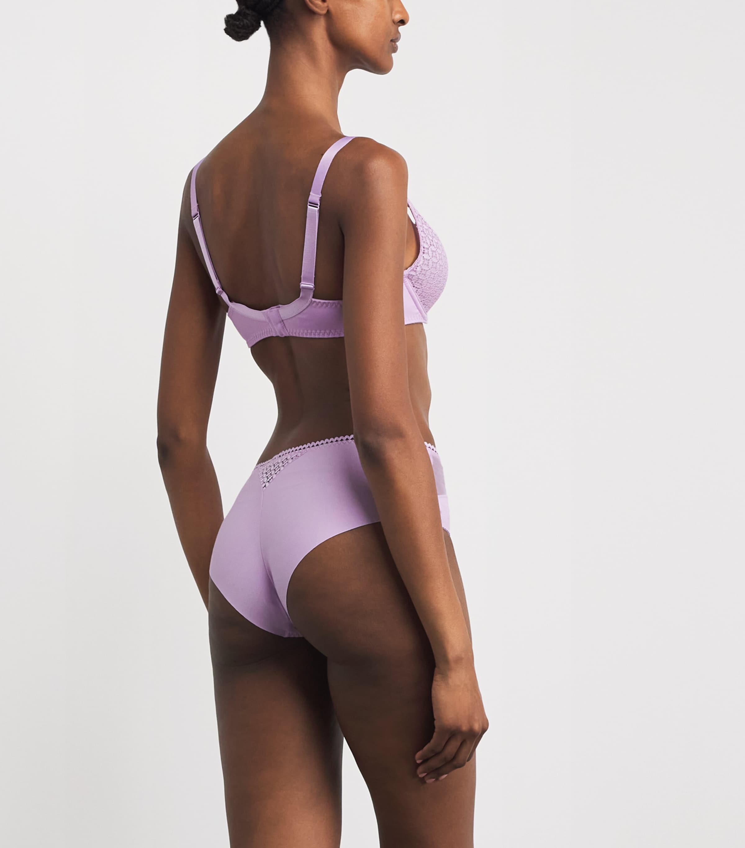 Maison Lejaby Purple Lace Memories Briefs | Harrods US