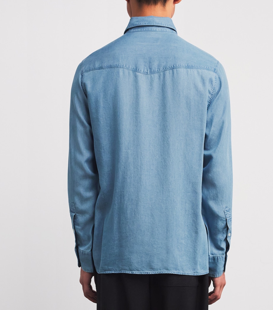 Denim Shirt MID INDIGO Image 4