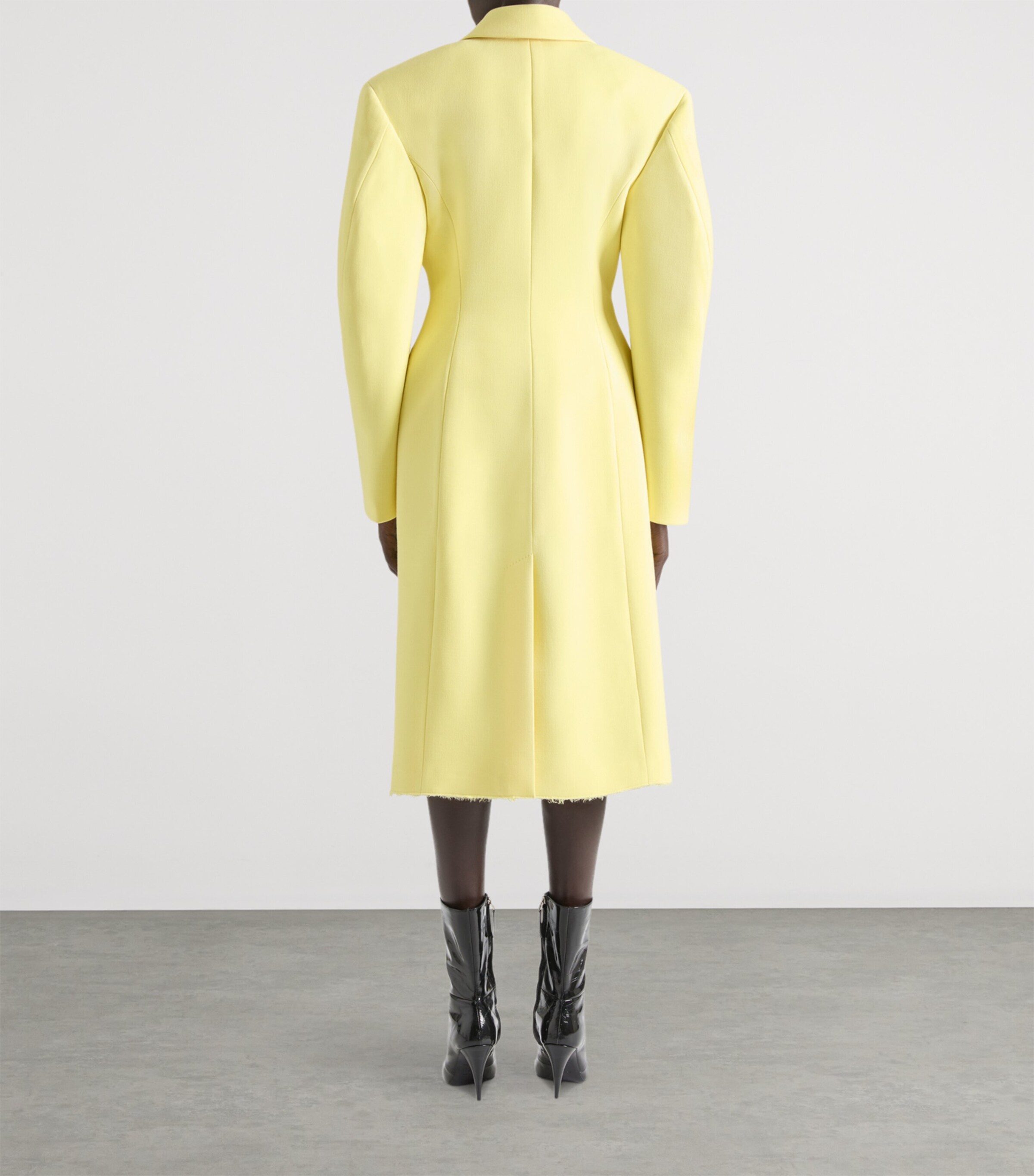 Wool-Blend Coat ACID YELLOW Image 3