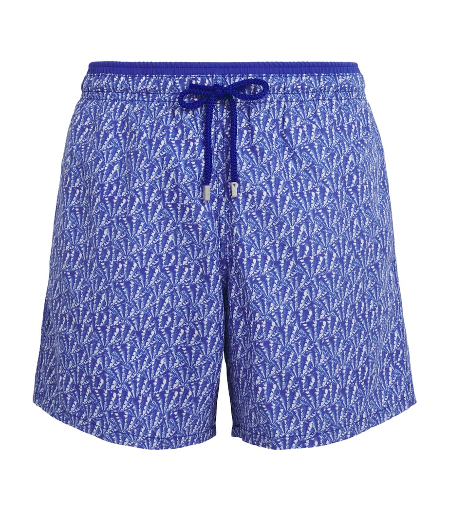 Vilebrequin Mens Moku Graphic Shells Swim Shorts Versailles Image 1